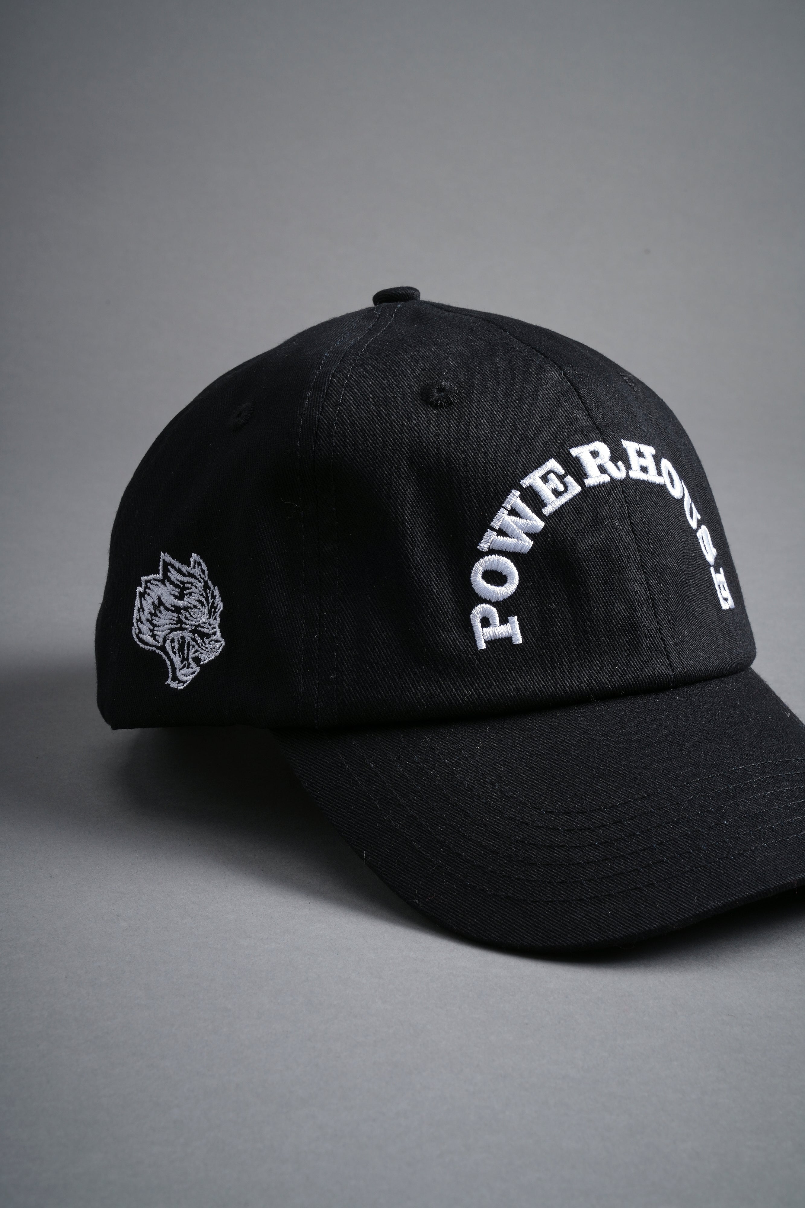 Powerhouse Dad Hat V2 in Black