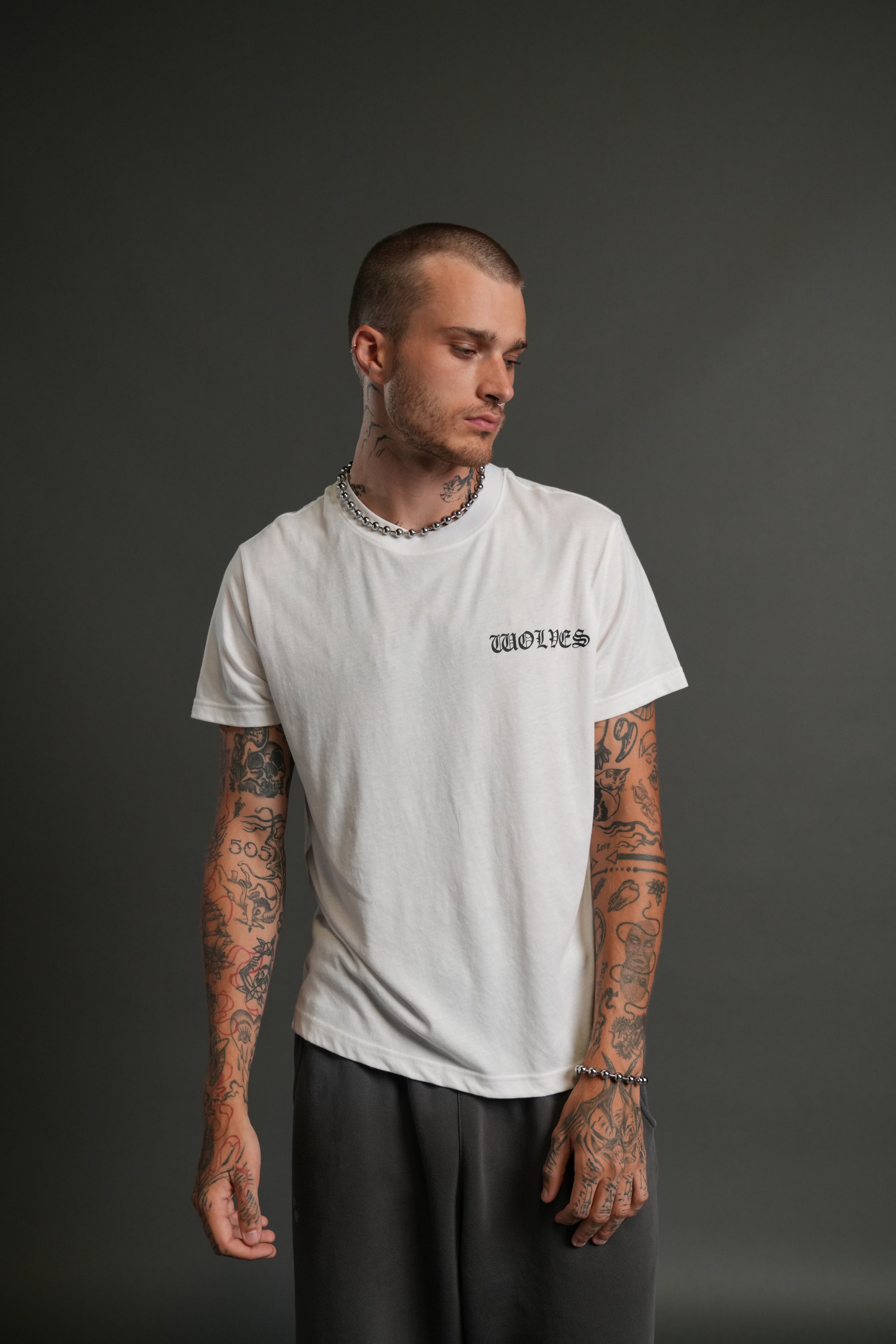 Iron Wolves Code "J. Dean" Premium Tee in White