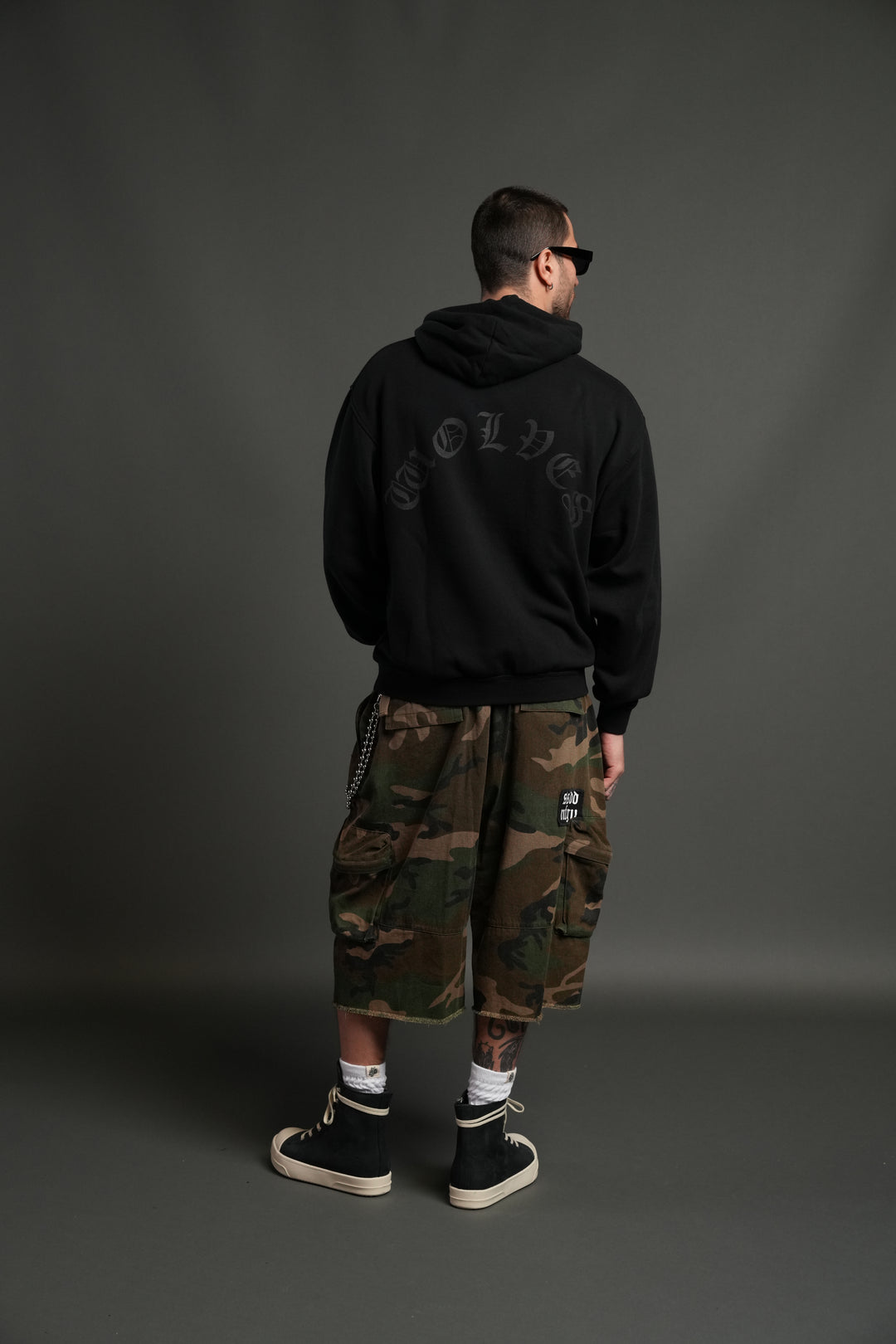 Mickey Mouse "Pierce" Hoodie in Black