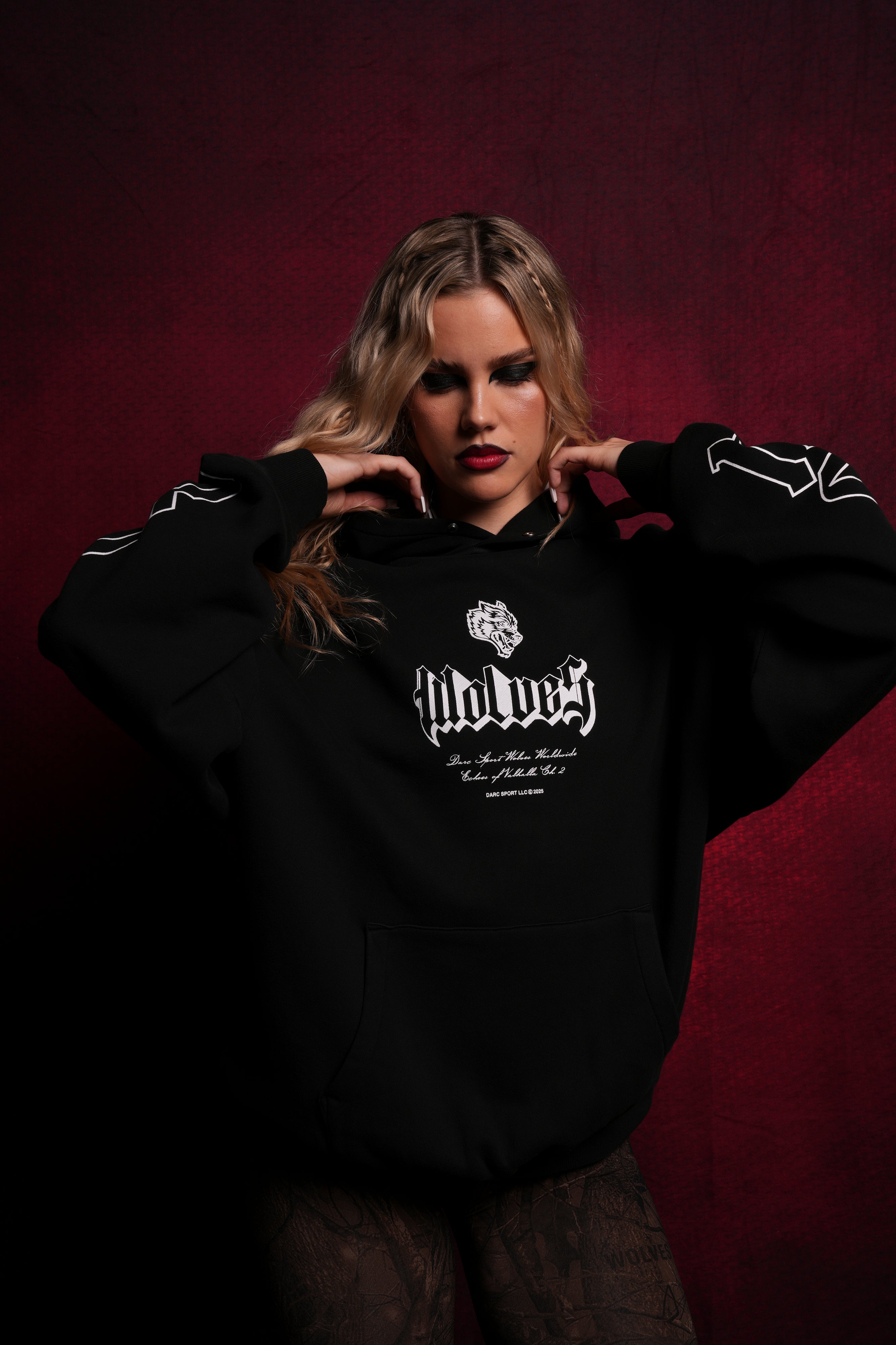 Darc Fenrir "Pierce" Hoodie in Black
