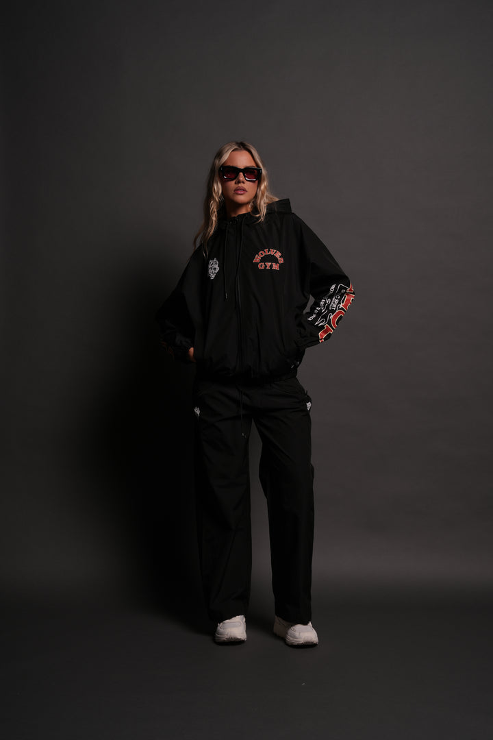 Wolves Gym V2 Brolic Unisex Track Jacket in Black