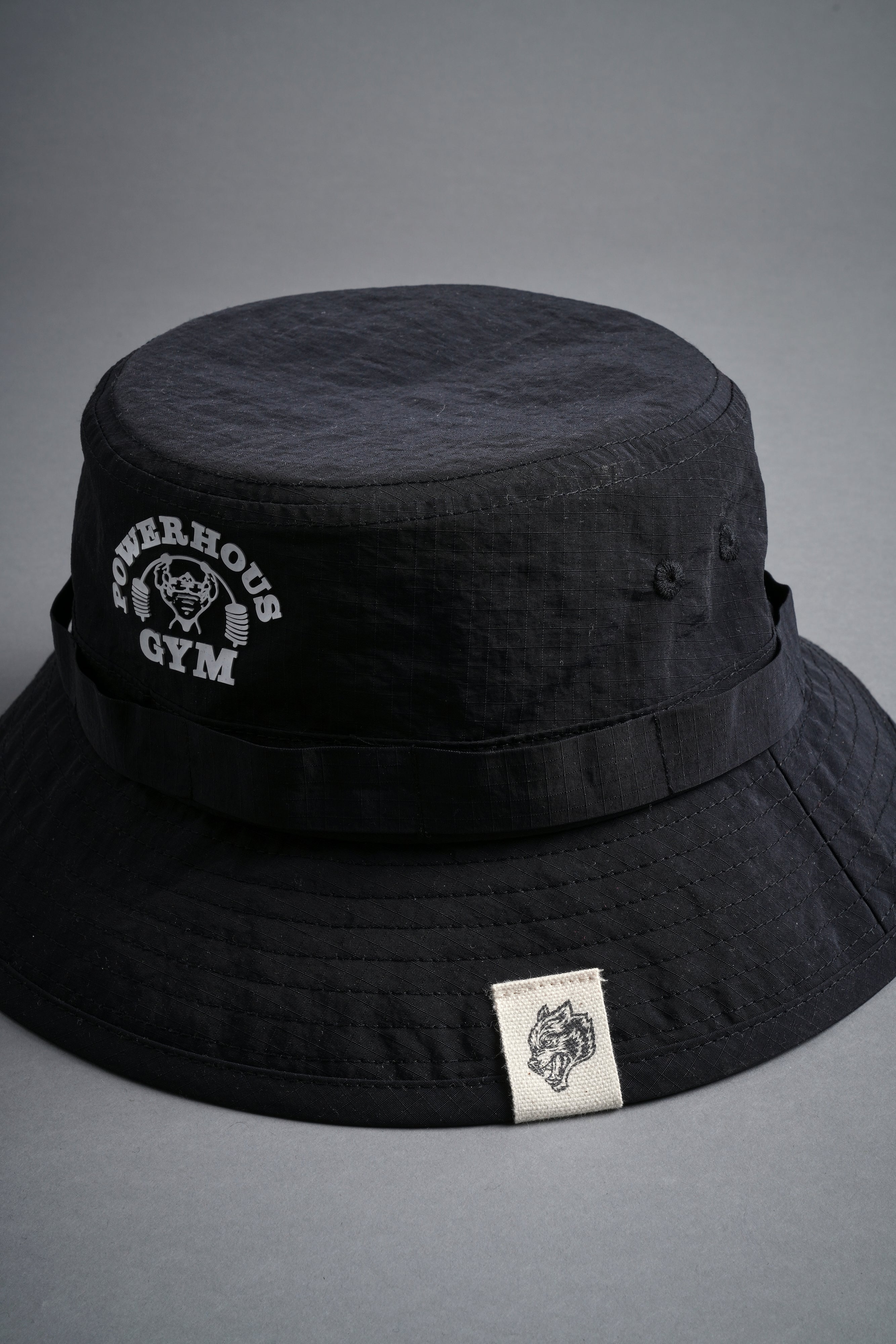 Powerhouse Of The Wolves Forever Boonie Bucket Hat in Black