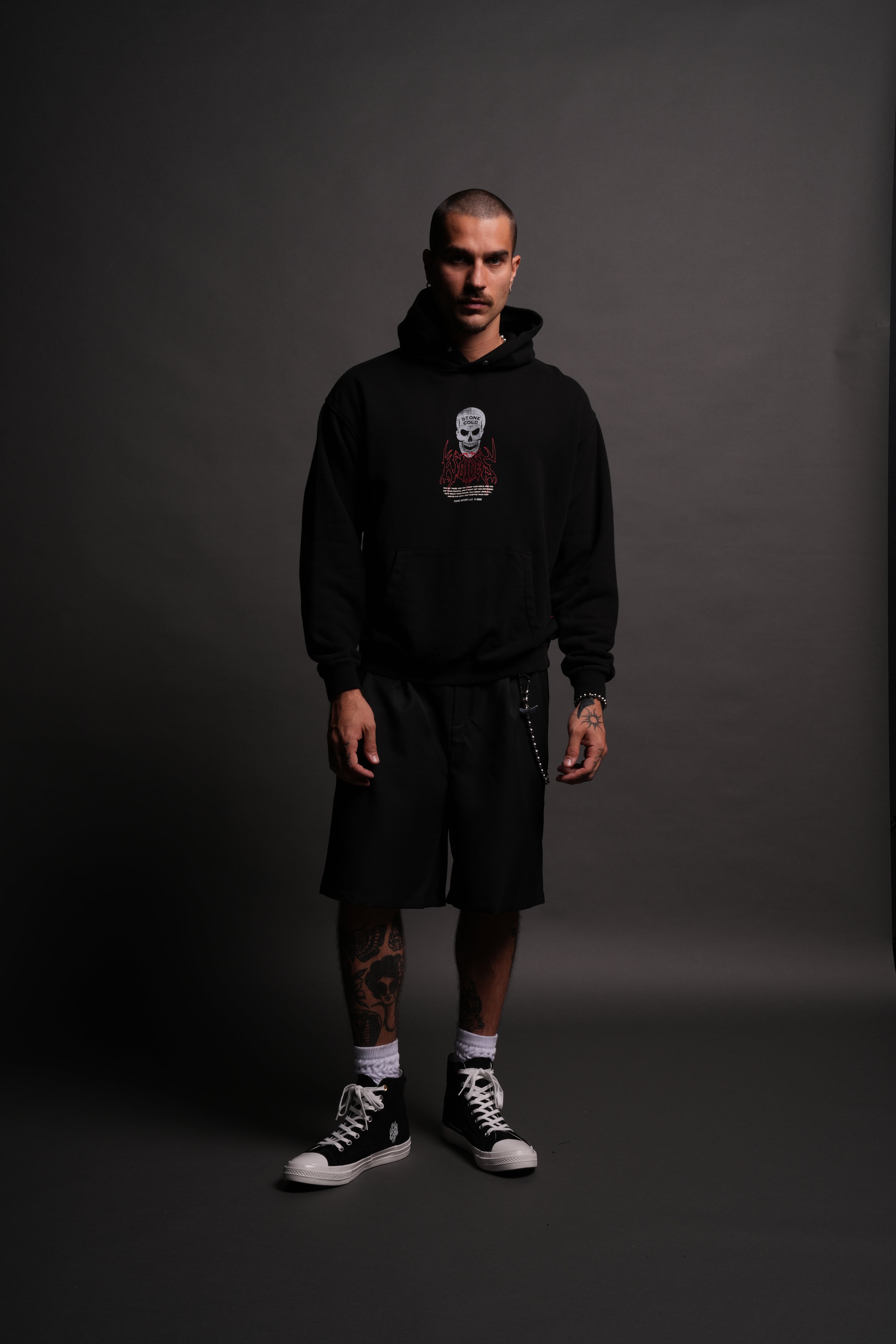 Austin 3:16 "Pierce" Hoodie in Black