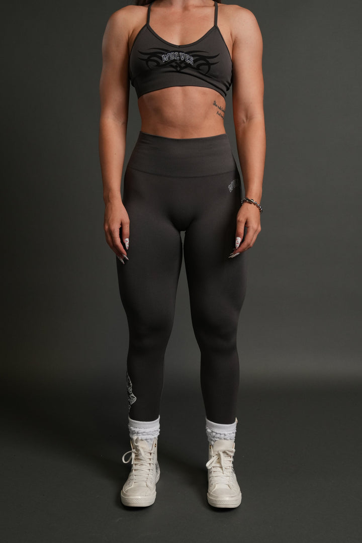 Finite Code Loyalty "Everson Seamless" Leggings in Wolf Gray
