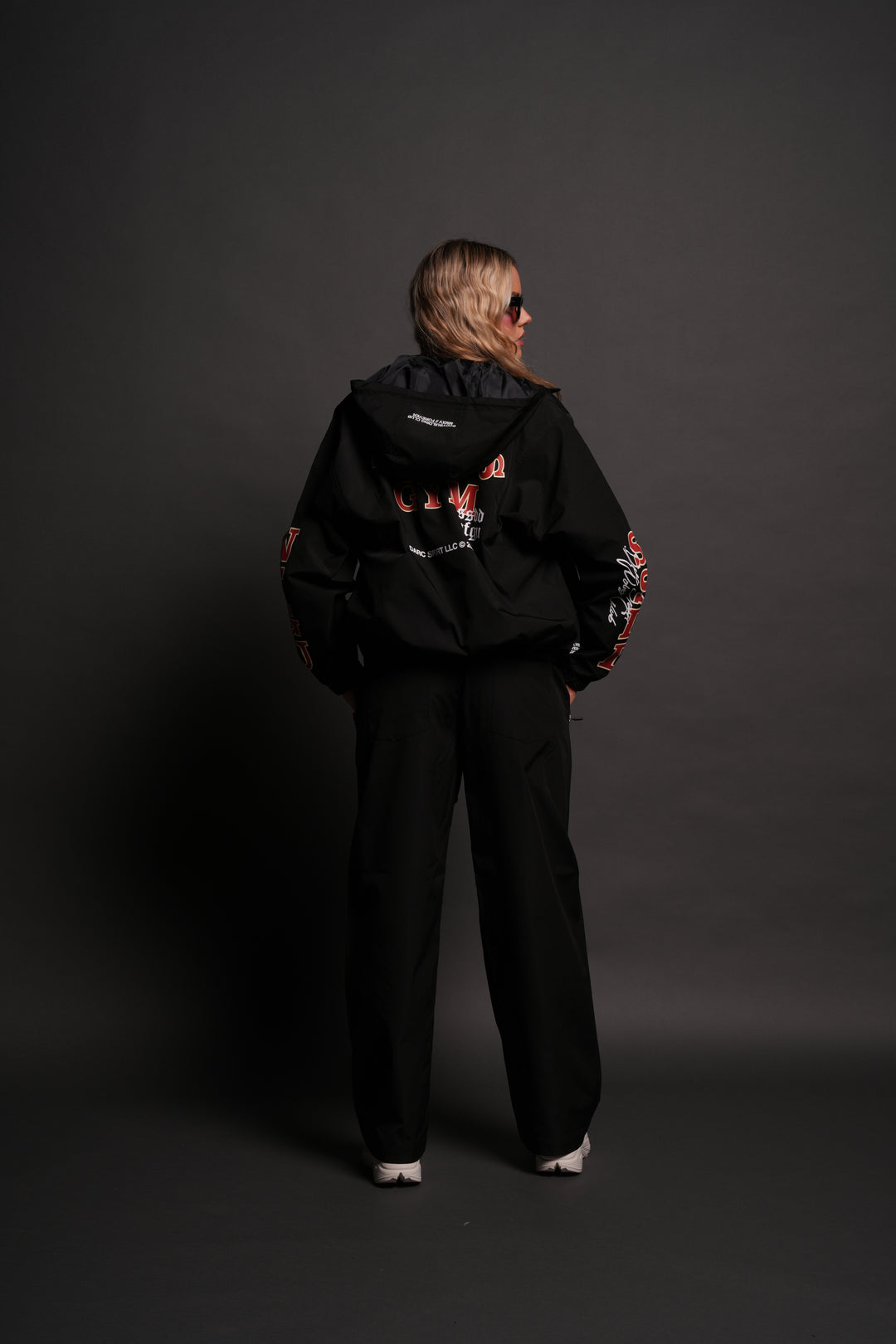 Wolves Gym V2 Brolic Unisex Track Jacket in Black