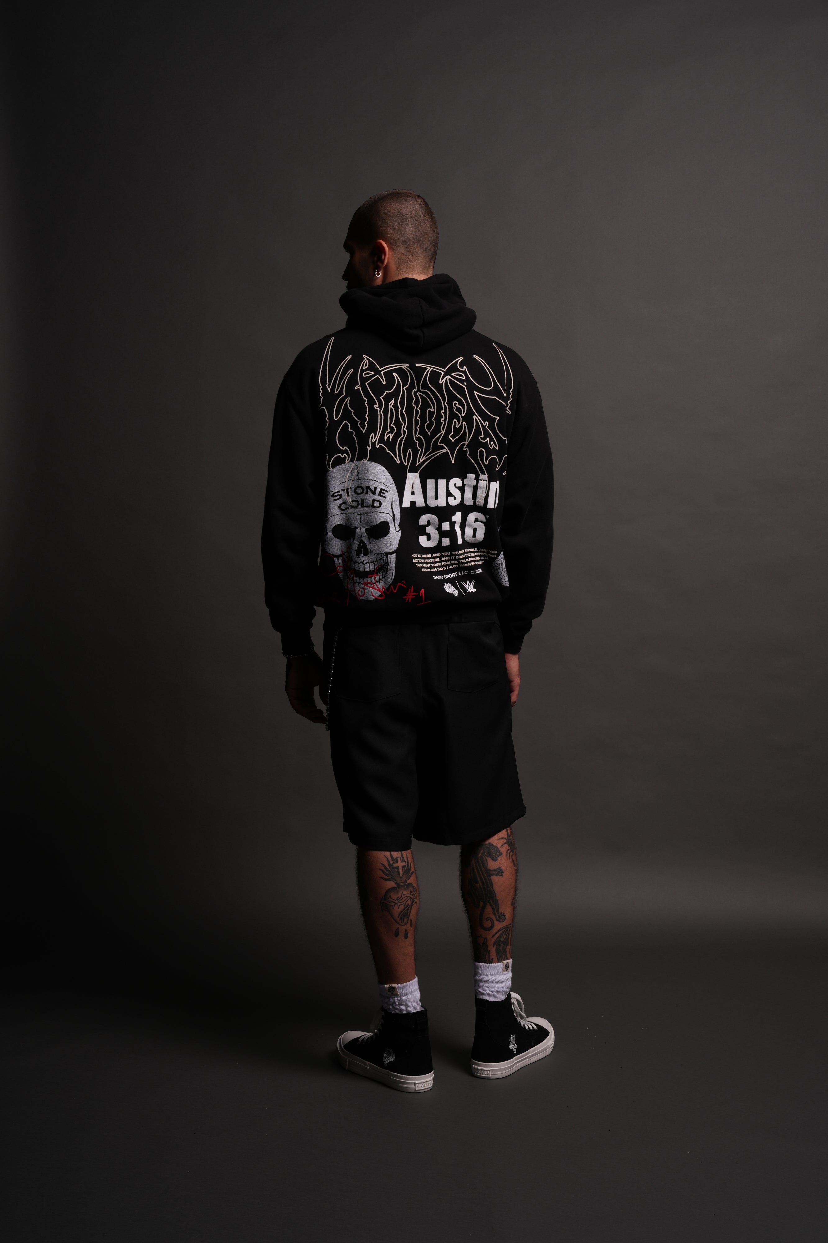 Austin 3:16 "Pierce" Hoodie in Black