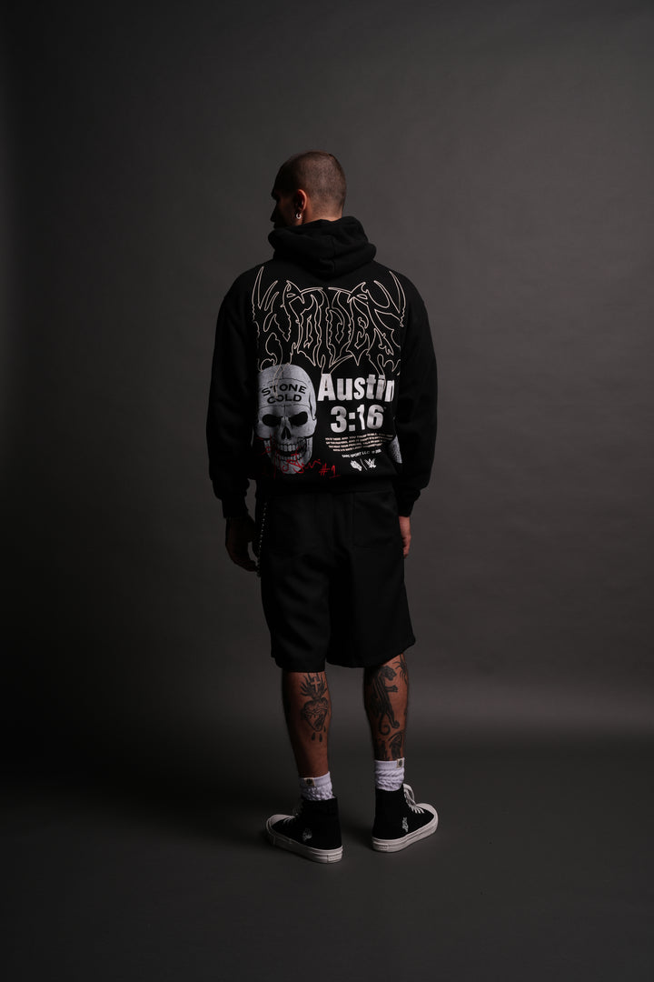 Austin 3:16 "Pierce" Hoodie in Black