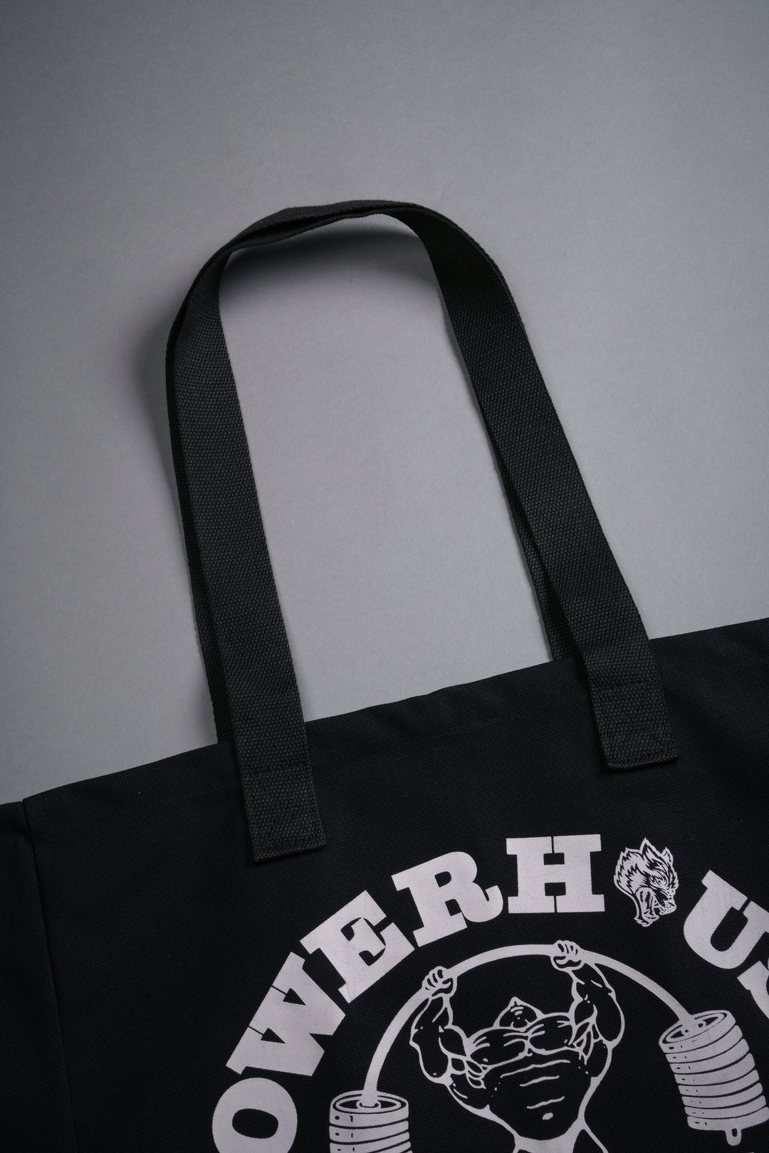 Powerhouse Of The Wolves Forever Canvas Tote in Black