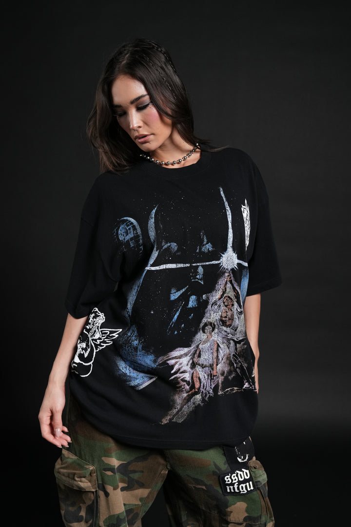 A New Hope "Side-By-Side" Series Premium Tee in Black