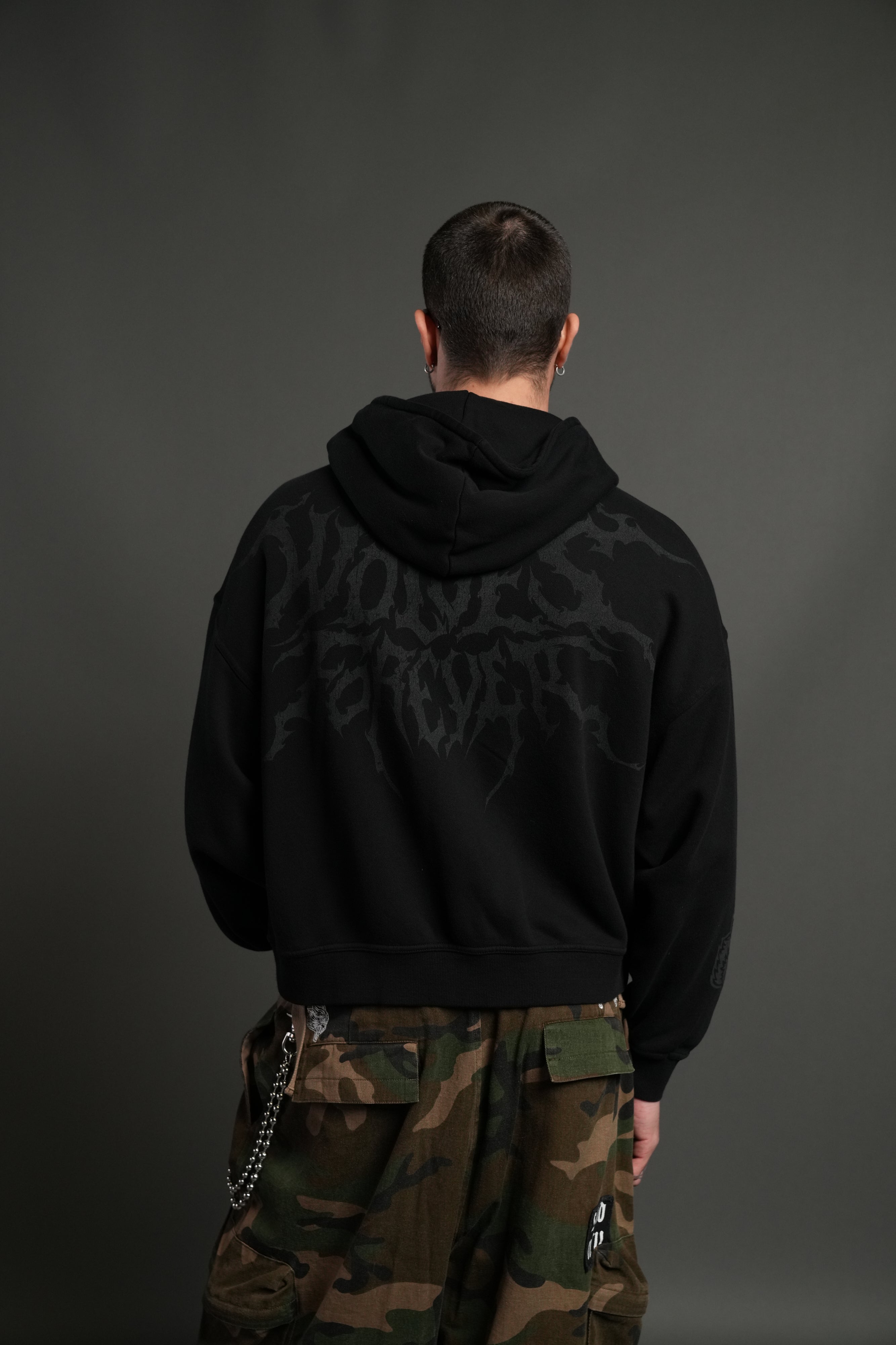 D-VEC パーカー Darc Kulture Vex Double Zip Hoodie in Black – DarcSport