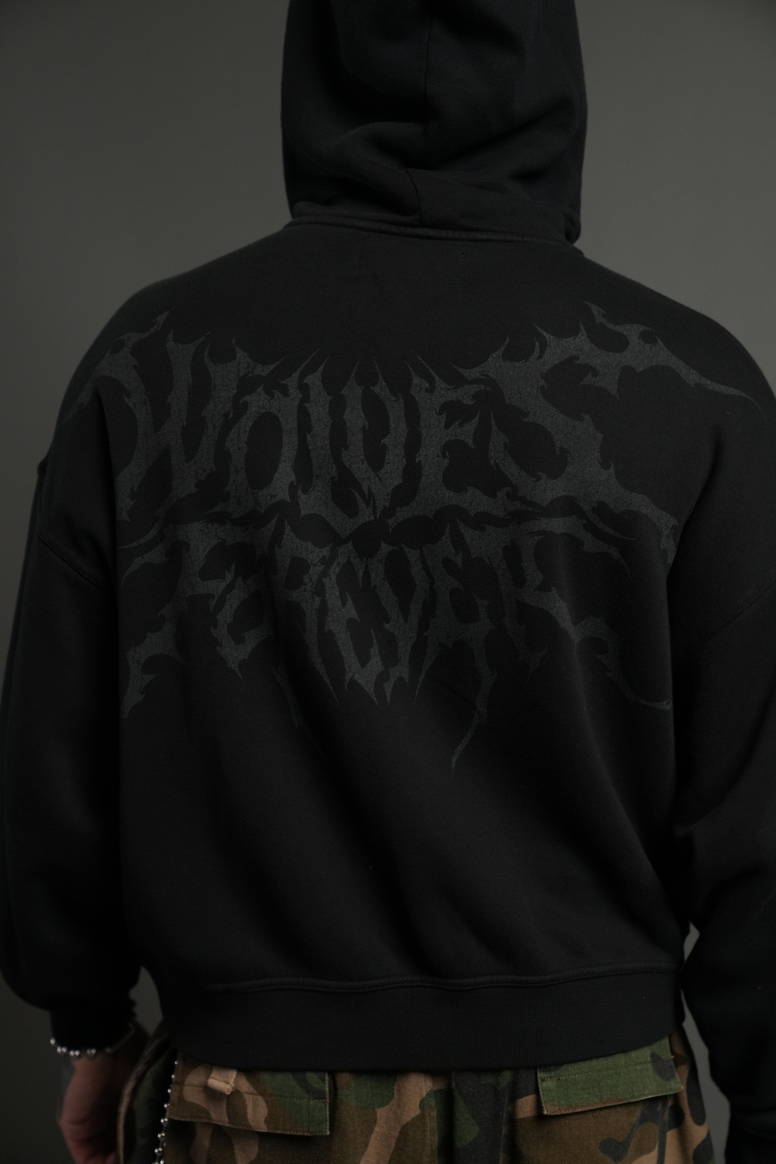 Vader Vex Double Zip Hoodie in Black – DarcSport