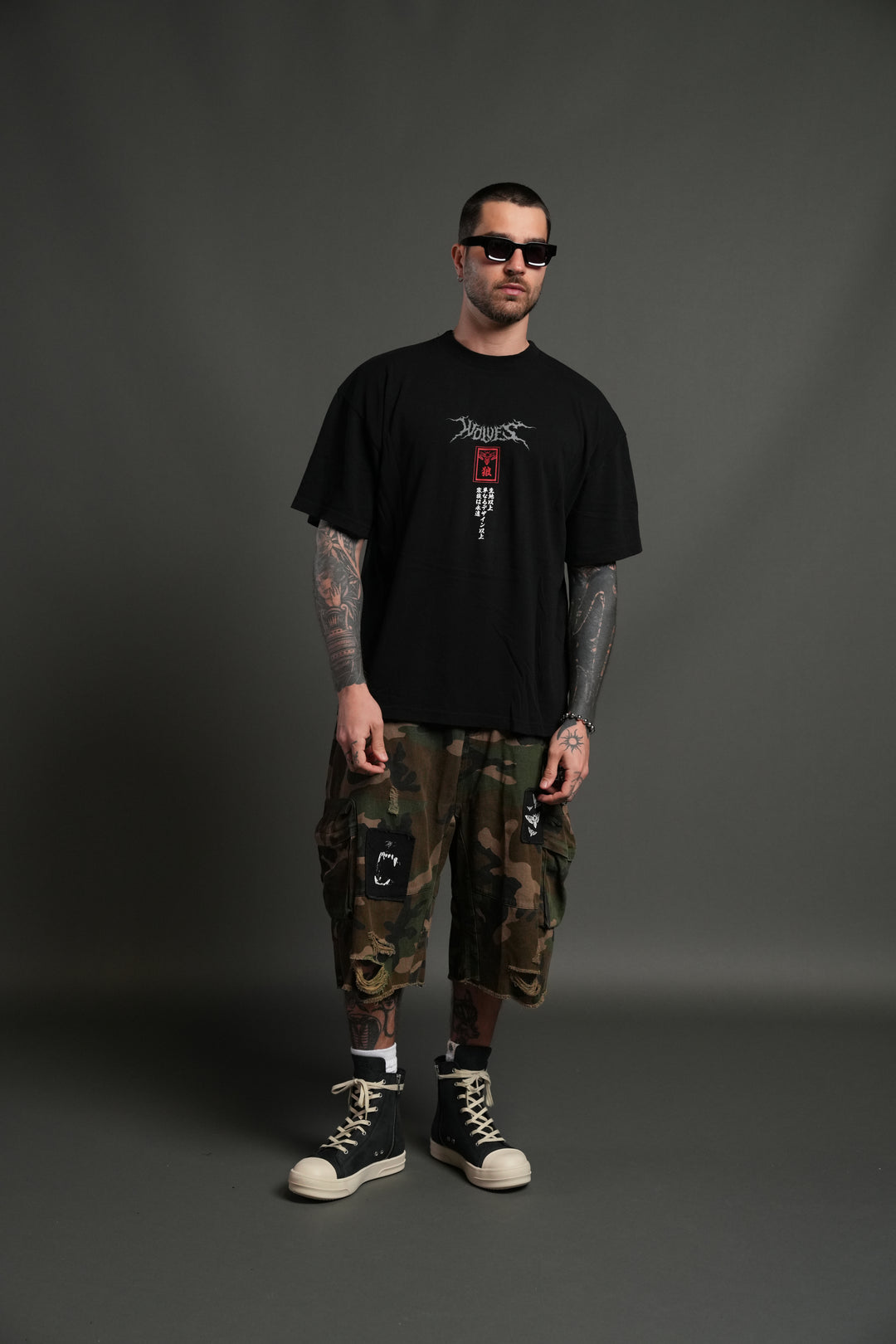 Zenitsu NFGU Premium Oversized Tee in Black