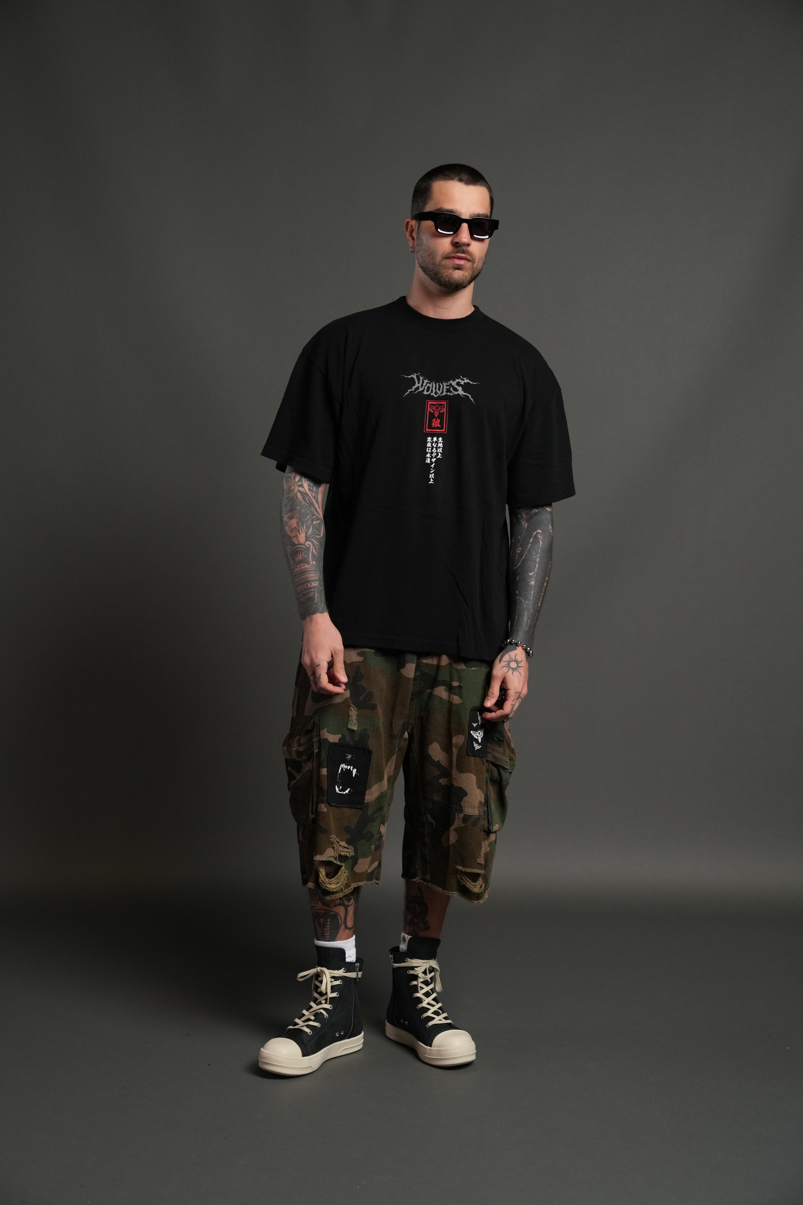 Zenitsu NFGU Premium Oversized Tee in Black