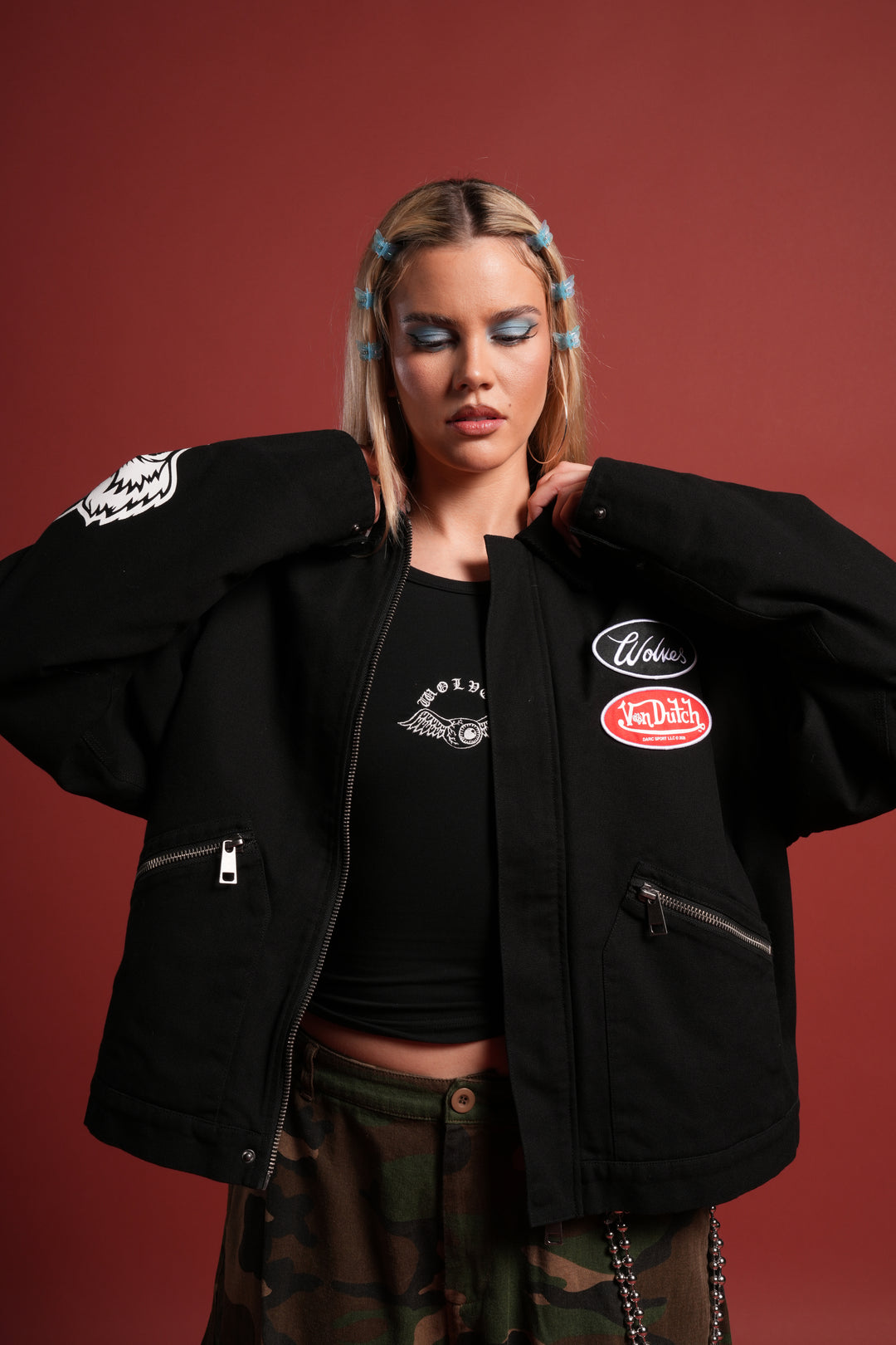 Rebel Heritage Earl Jacket in Black