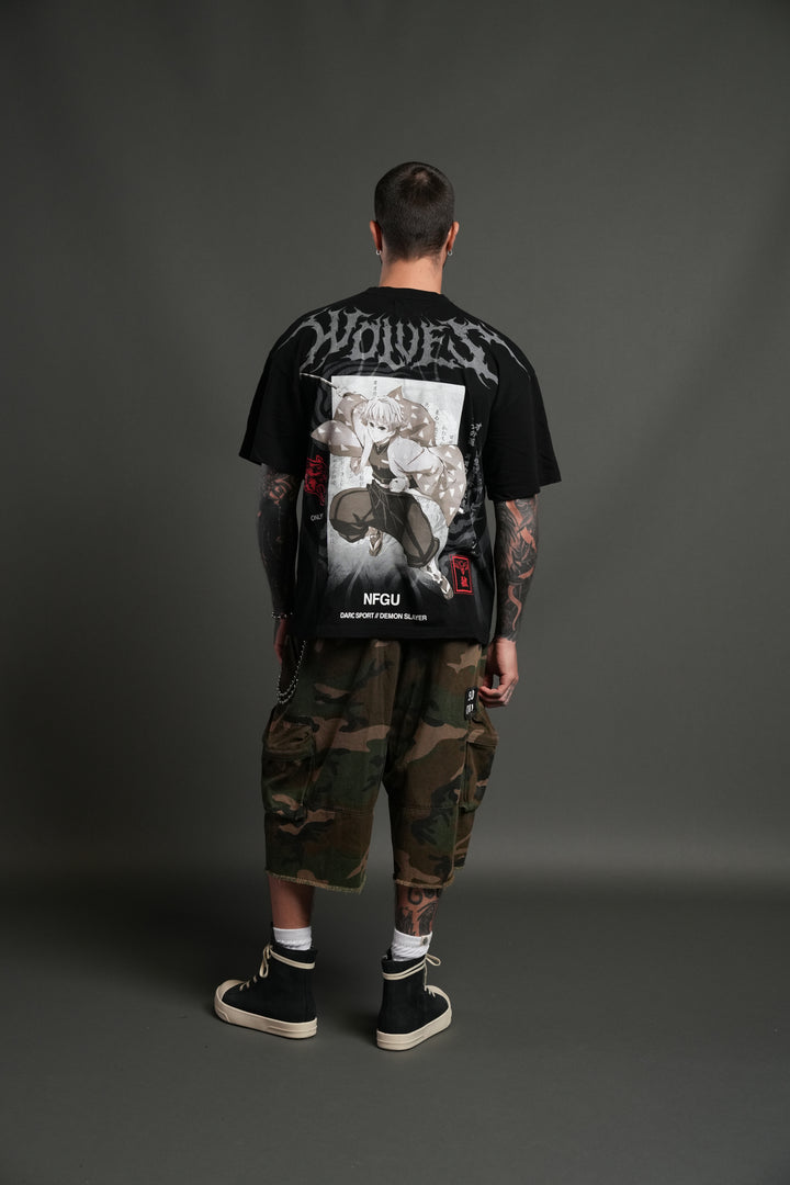 Zenitsu NFGU Premium Oversized Tee in Black