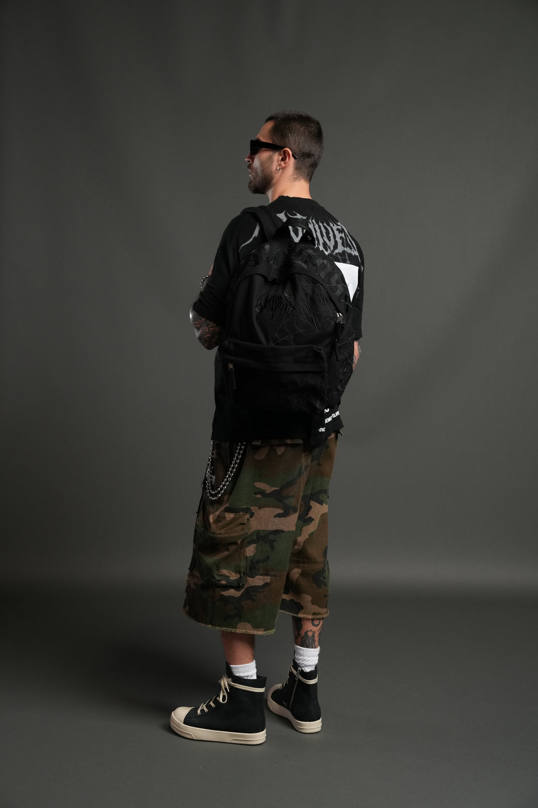 Darc Web Everyday Backpack in Black