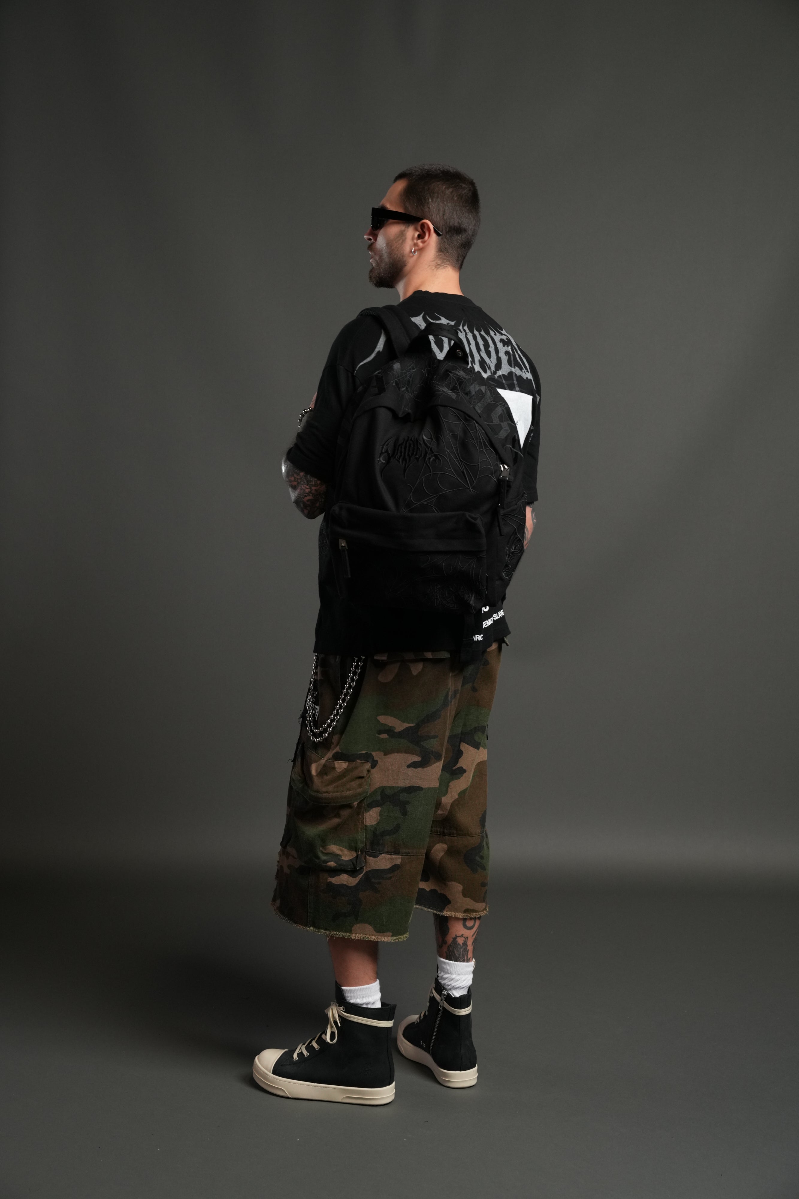 Darc Web Everyday Backpack in Black