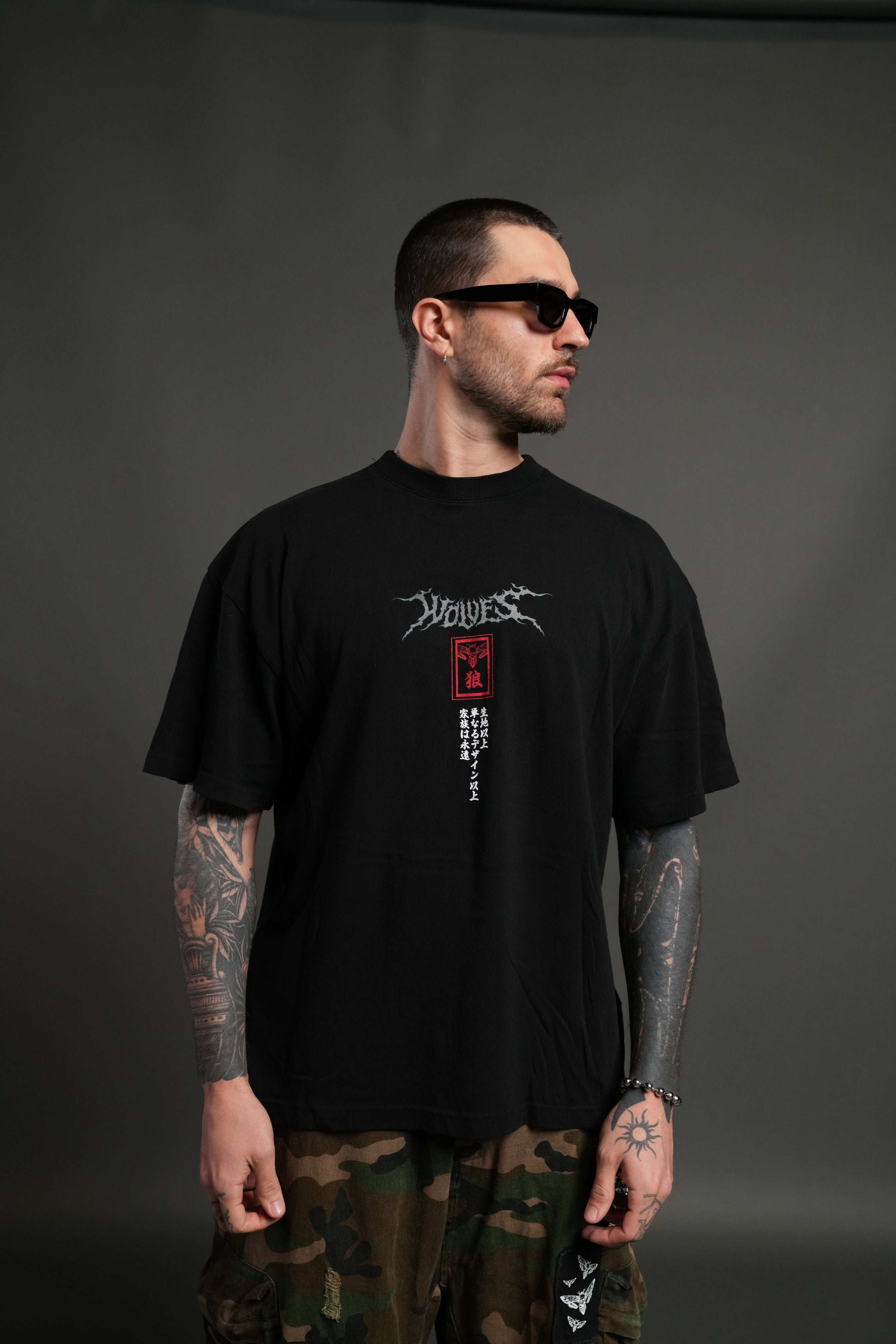 Zenitsu NFGU Premium Oversized Tee in Black
