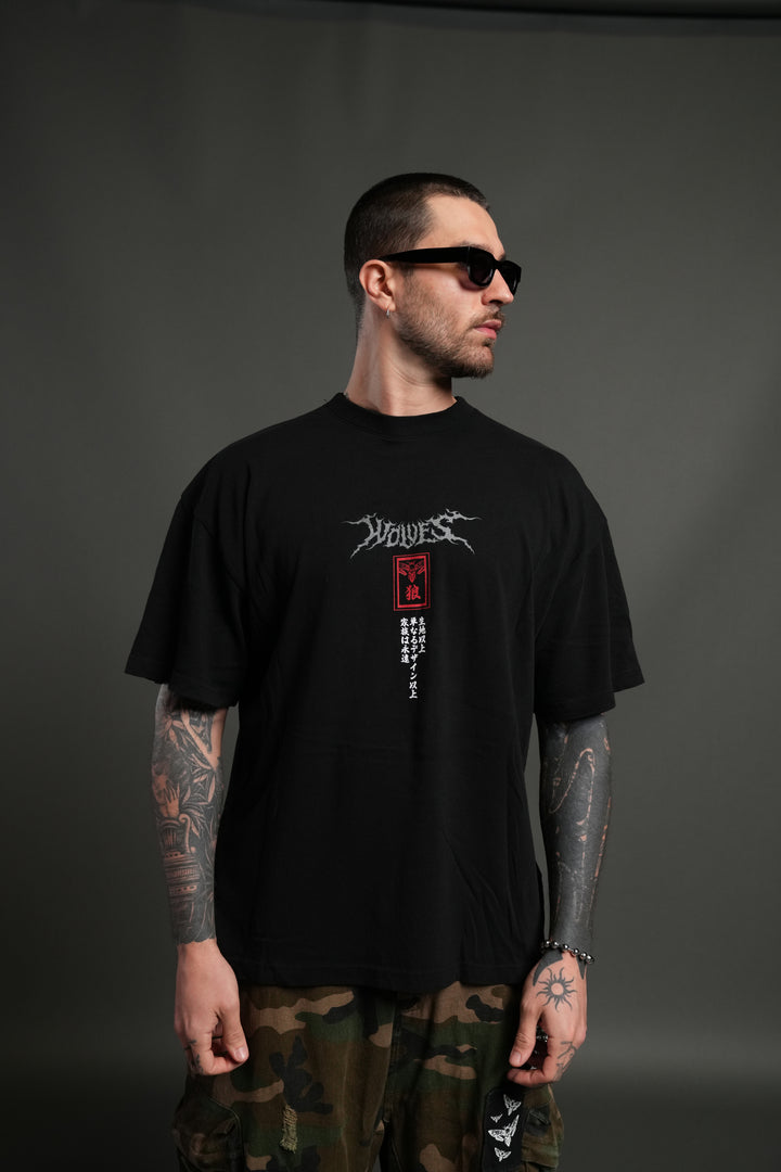 Zenitsu NFGU Premium Oversized Tee in Black