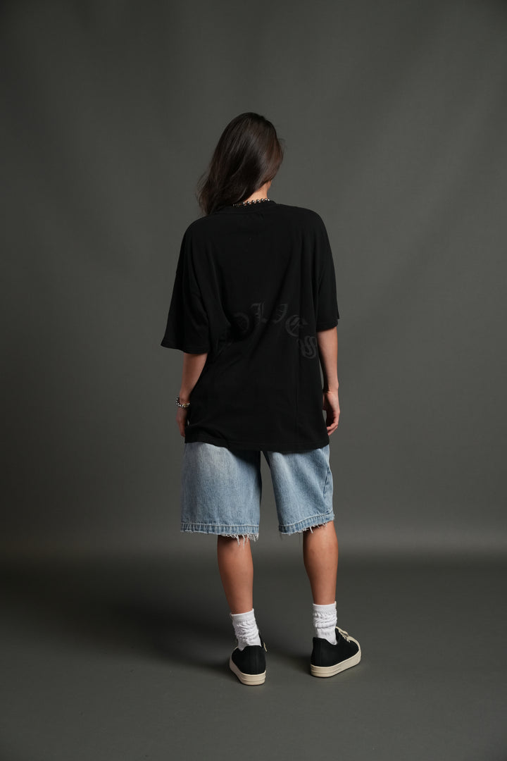 Mickey Mouse Premium Oversized Tee in Black