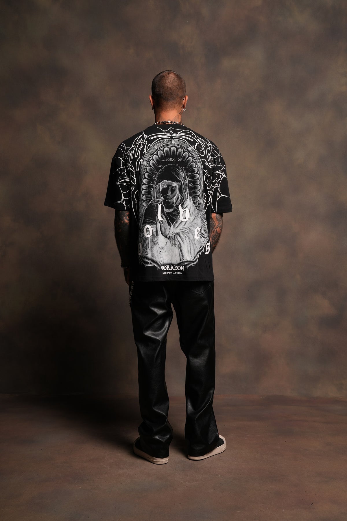 Wolf Pyramid Axel Low Rise Leather Pant In Black