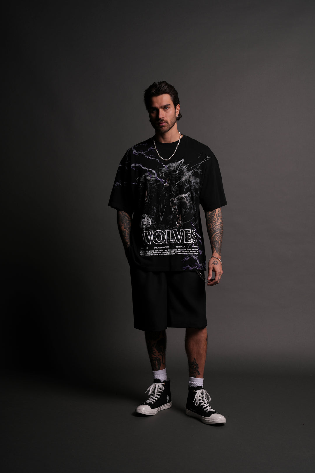 Cerberus V2 "Premium" Oversized Tee in Black