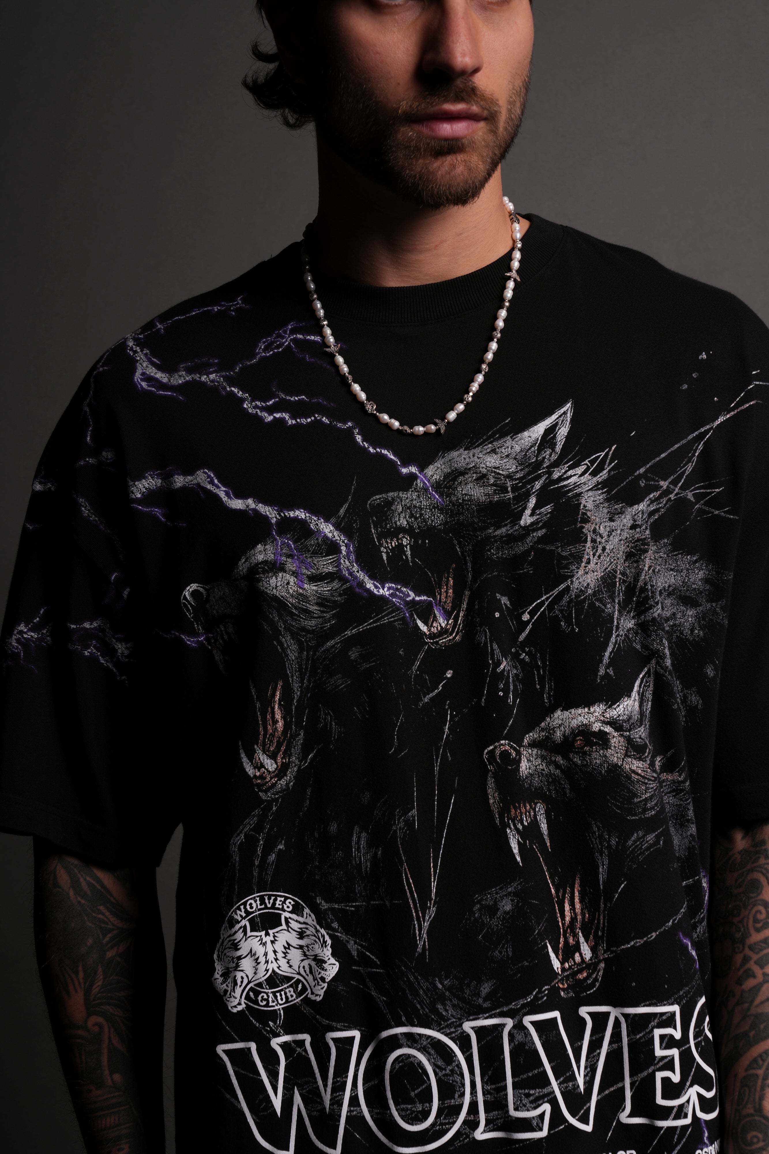 Cerberus V2 "Premium" Oversized Tee in Black