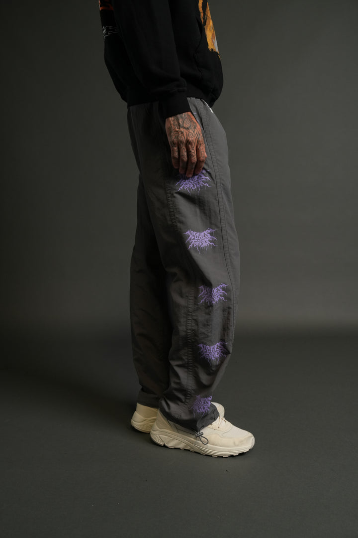 Drip Hesh Remind Track Pants in Wolf Gray