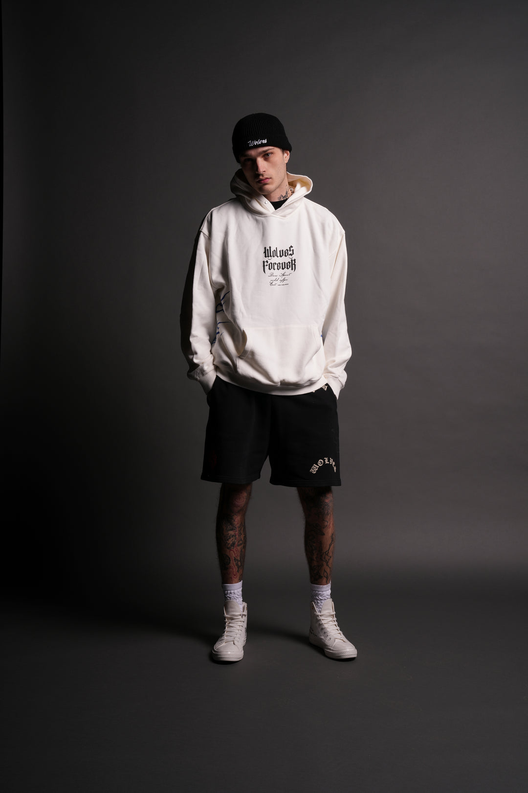 Live Or Die "Cornell" Hoodie in Cream