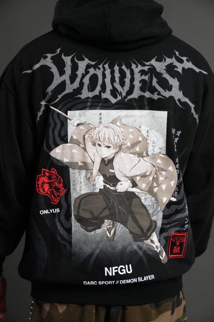 Zenitsu NFGU "Pierce" Hoodie in Black