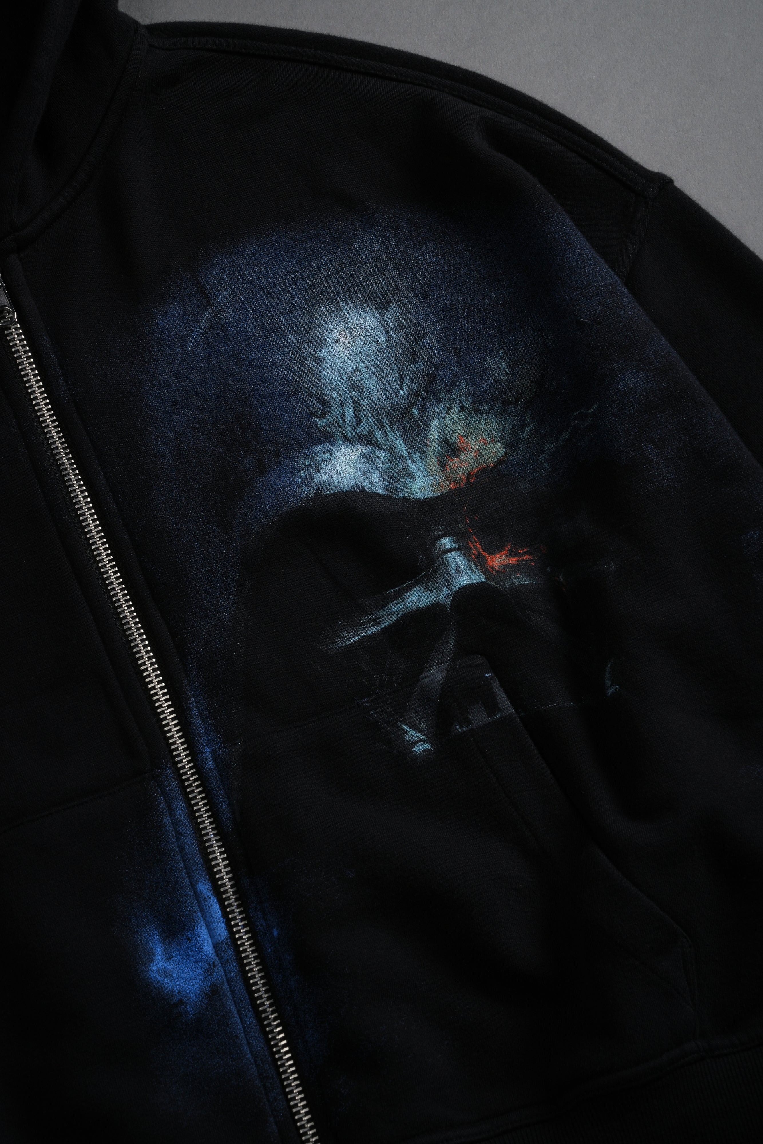 Vader Vex Double Zip Hoodie in Black – DarcSport