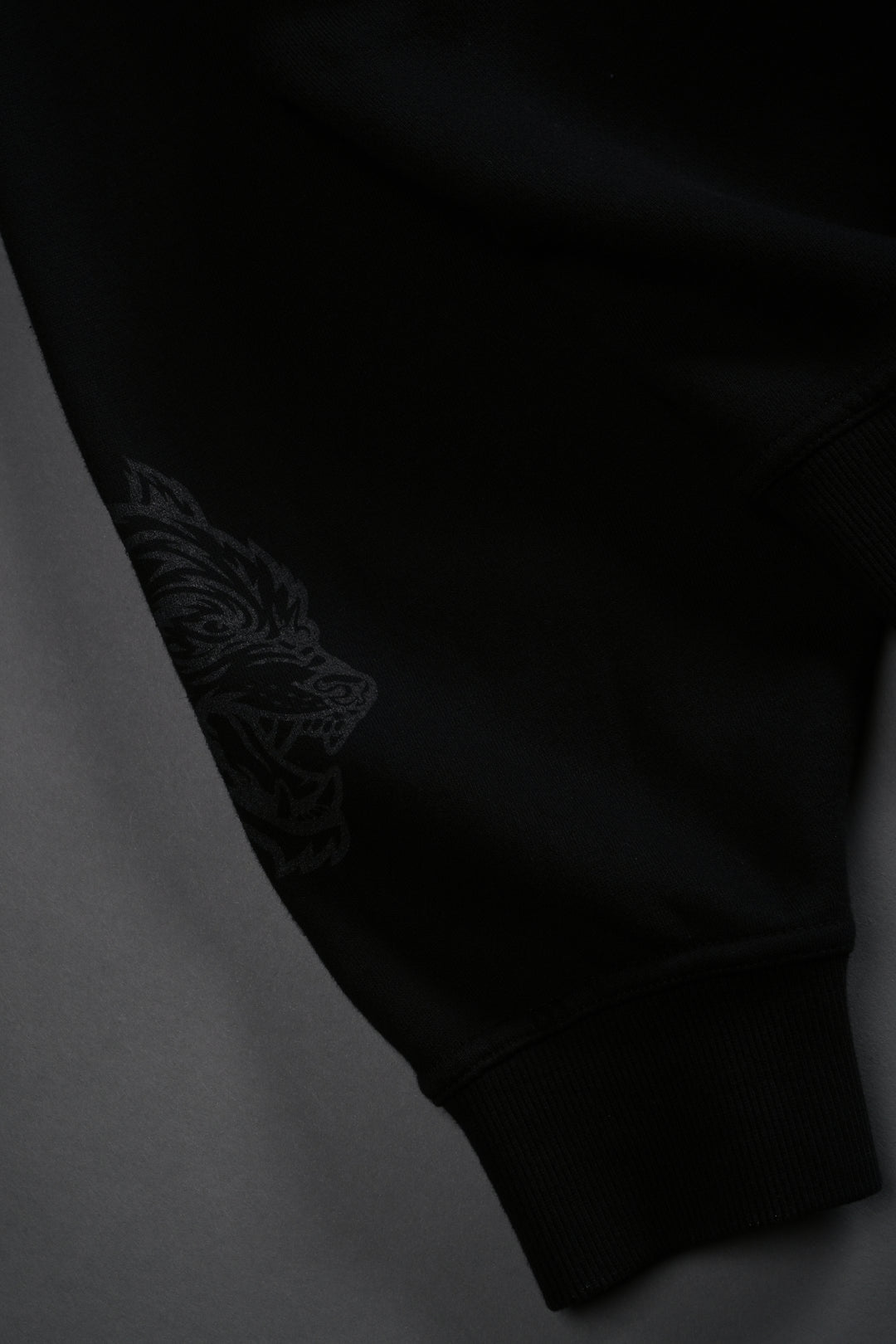 Vader Vex Double Zip Hoodie in Black