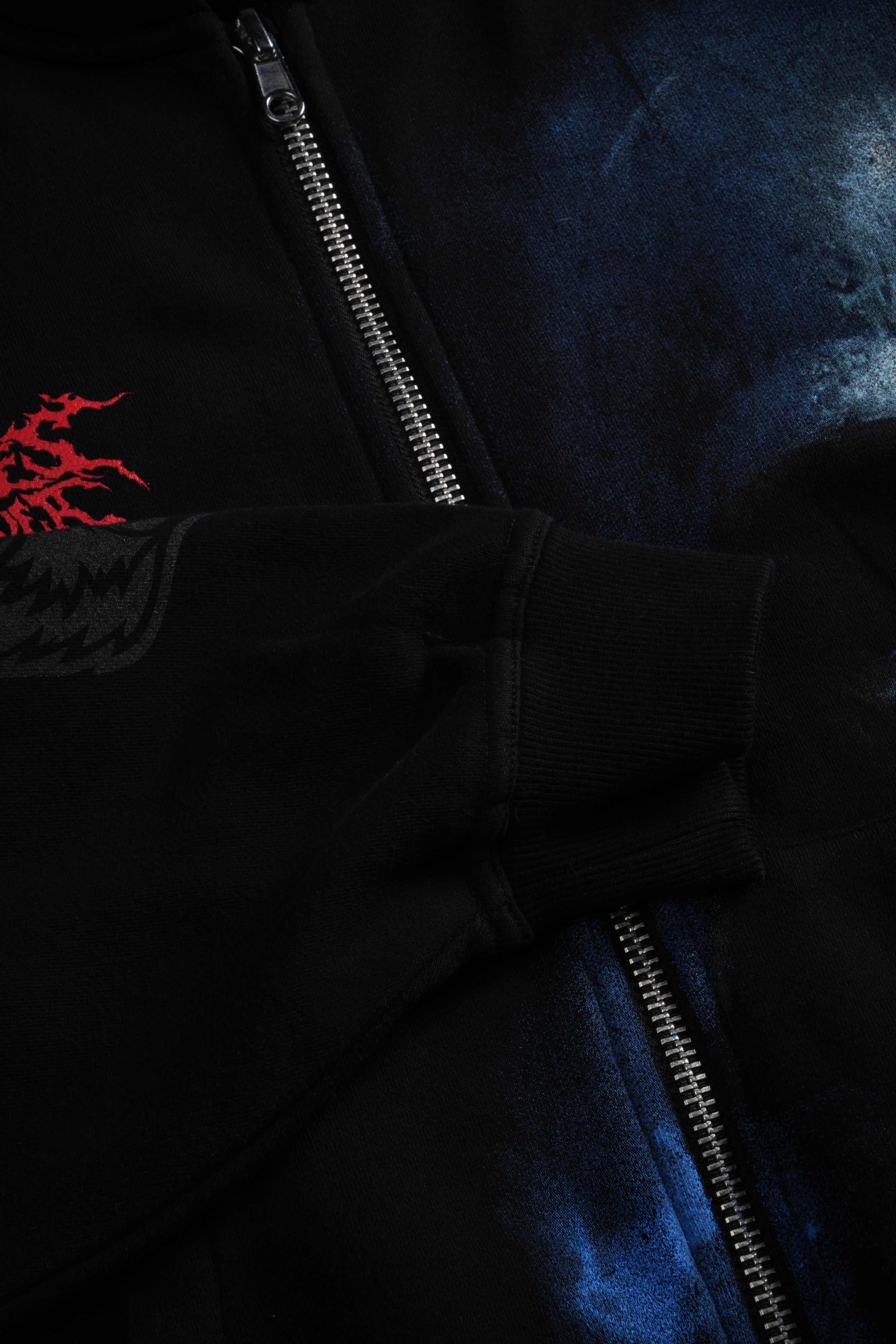 Vader Vex Double Zip Hoodie in Black – DarcSport