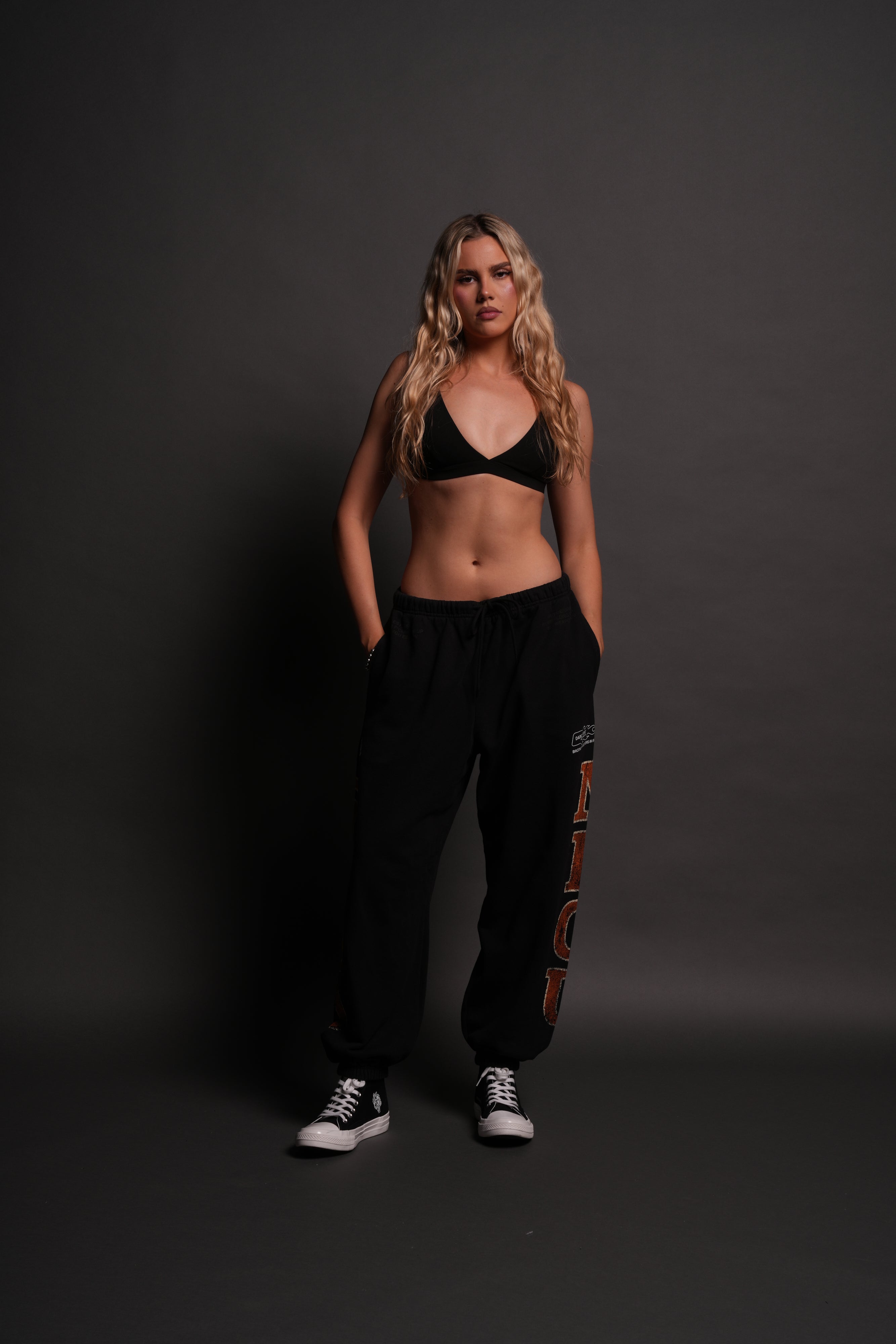 SSDD NFGU GYM Lounger Sweat Pants in Black