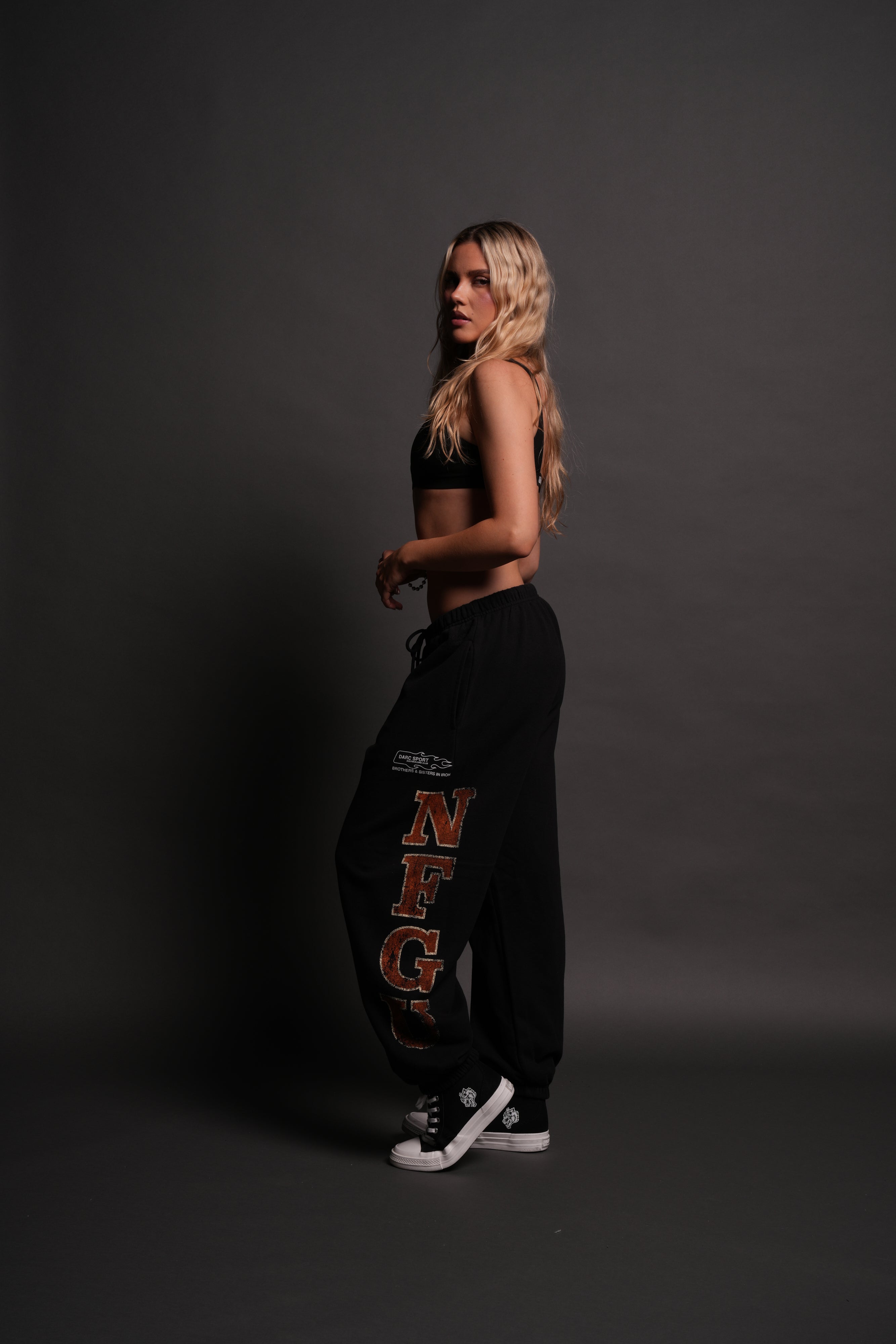SSDD NFGU GYM Lounger Sweat Pants in Black