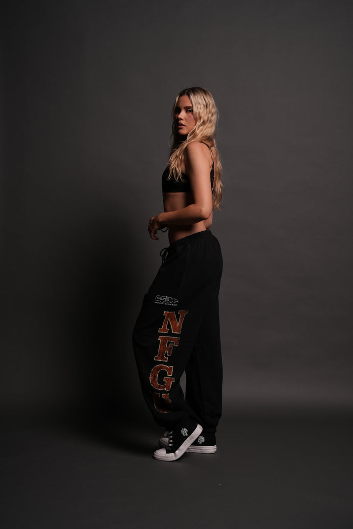 SSDD NFGU GYM Lounger Sweat Pants in Black