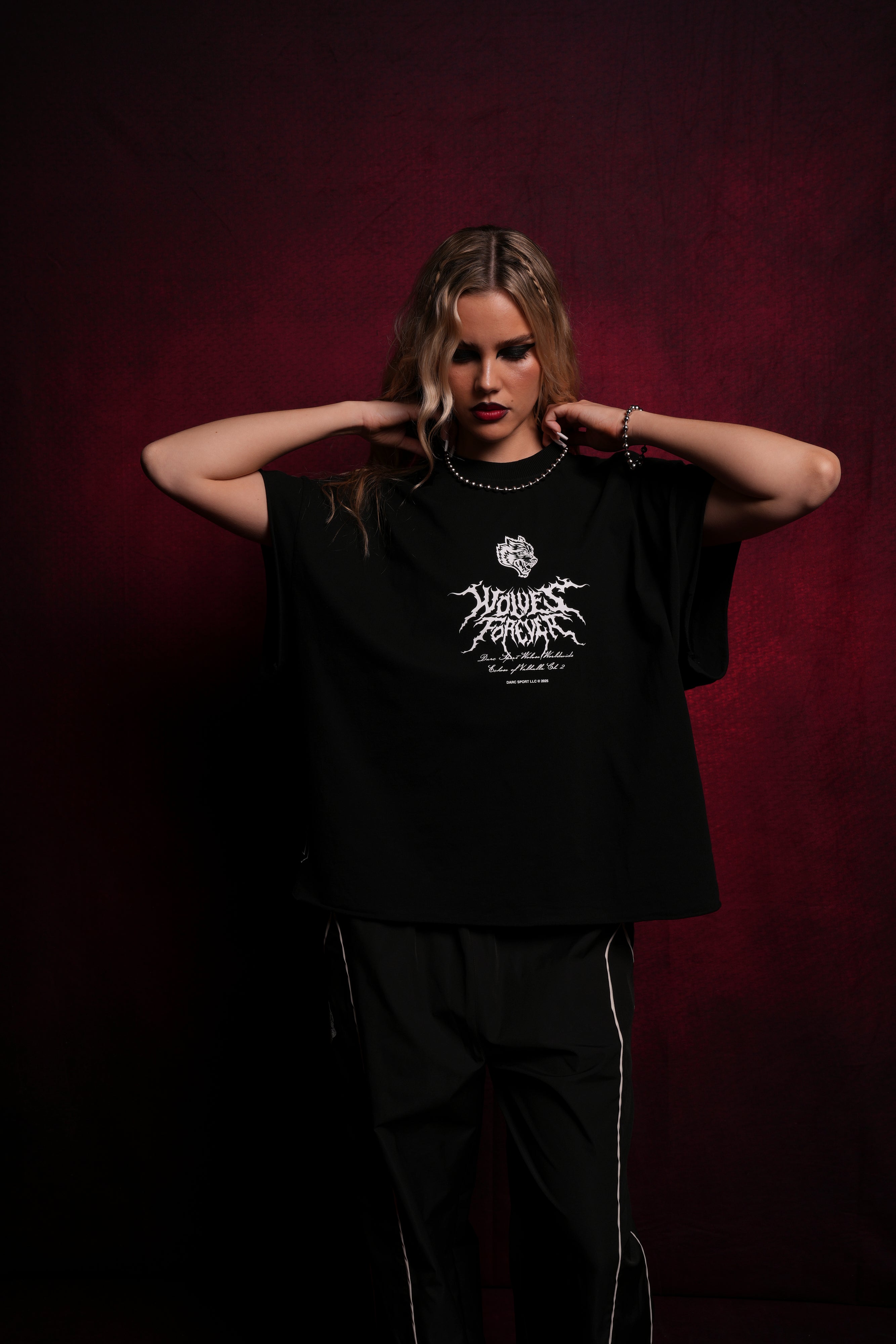 Darc Wings "Grunge" Cut Off Tee in Black