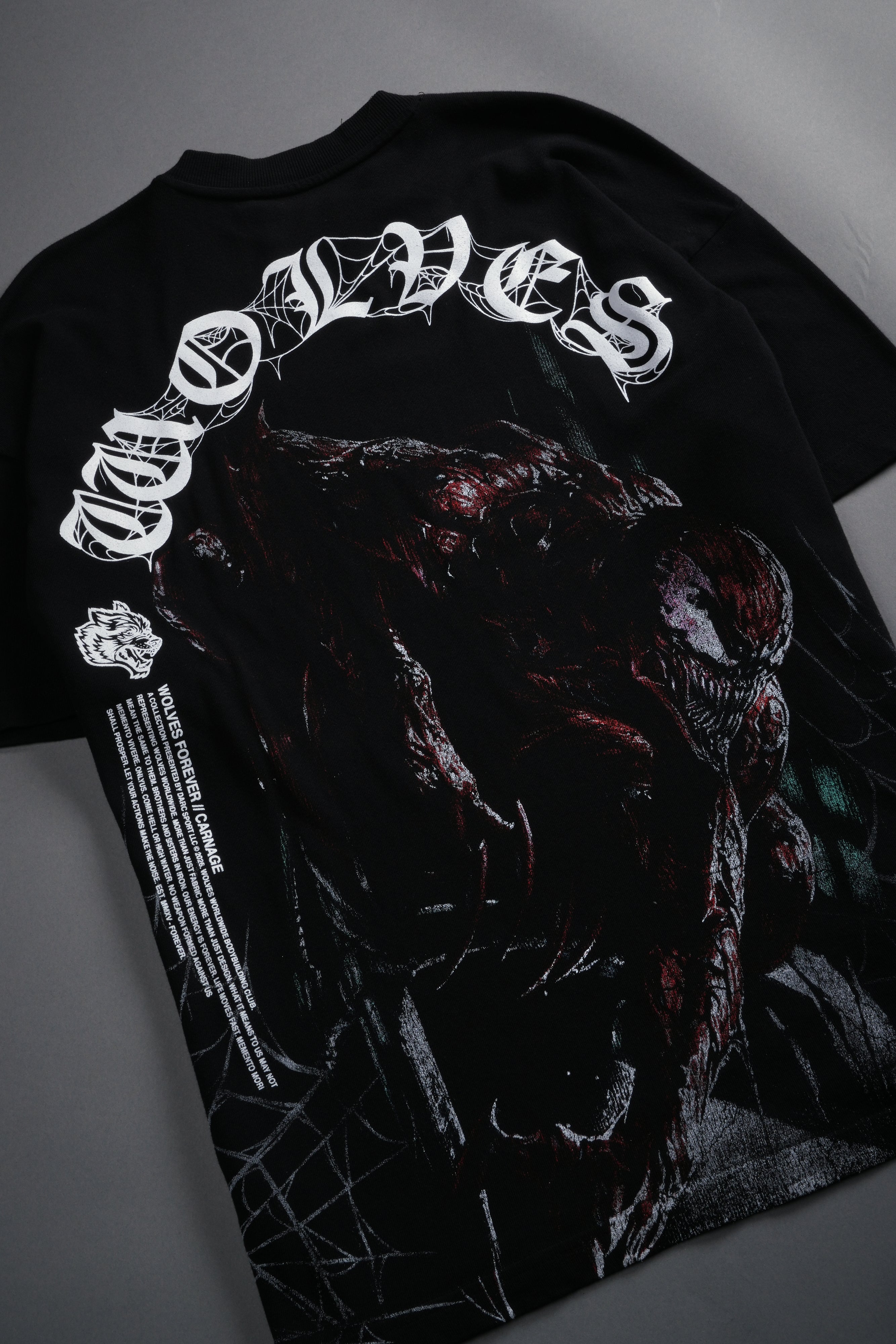 Carnage Forever Premium Oversized Tee in Black