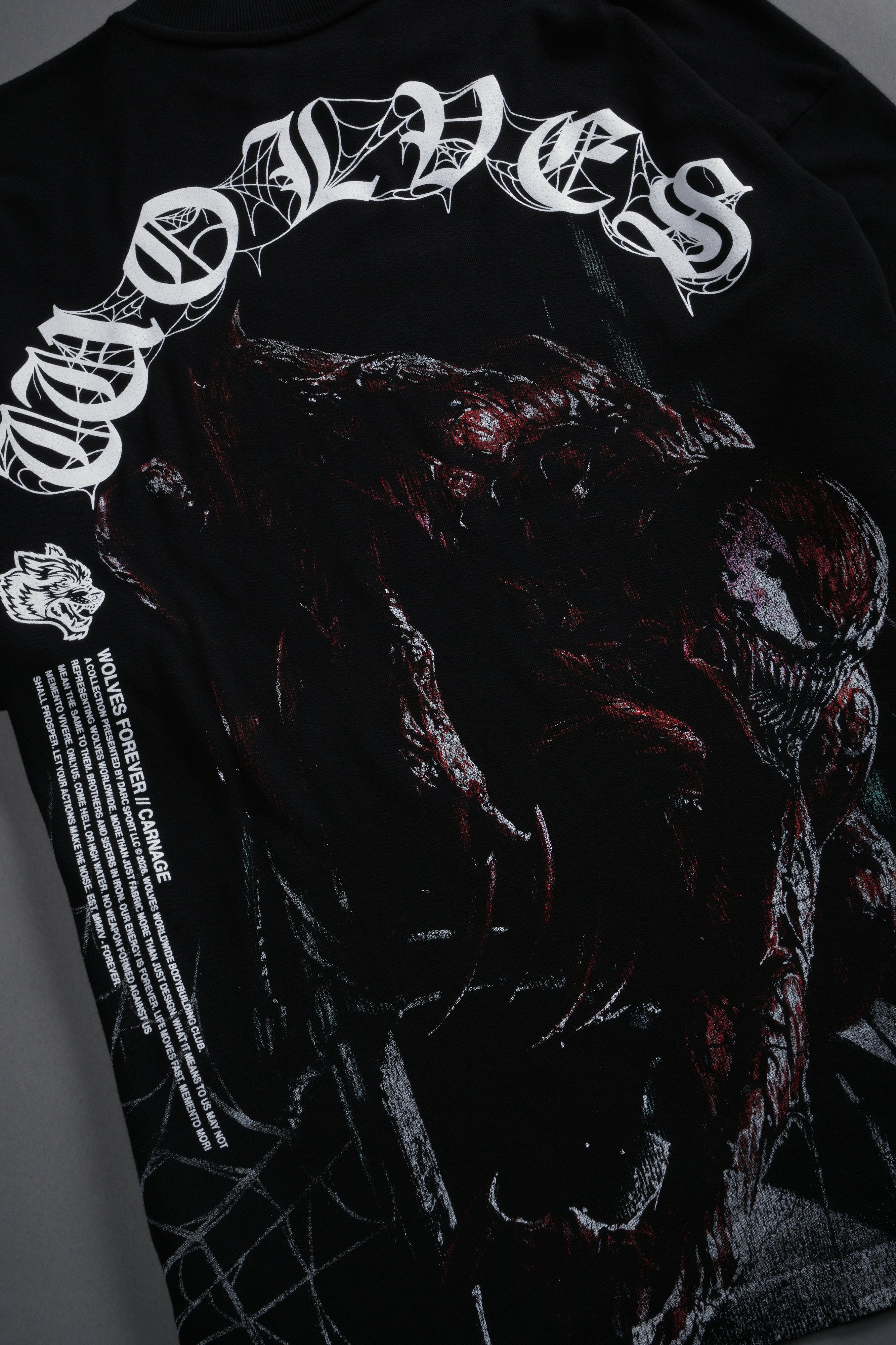 Carnage Forever Premium Oversized Tee in Black