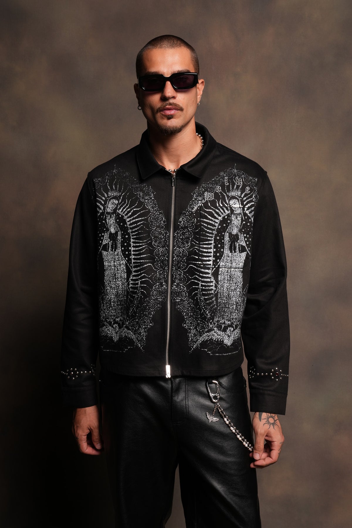 Nuestra Senora Ls Vince Shirt In Black