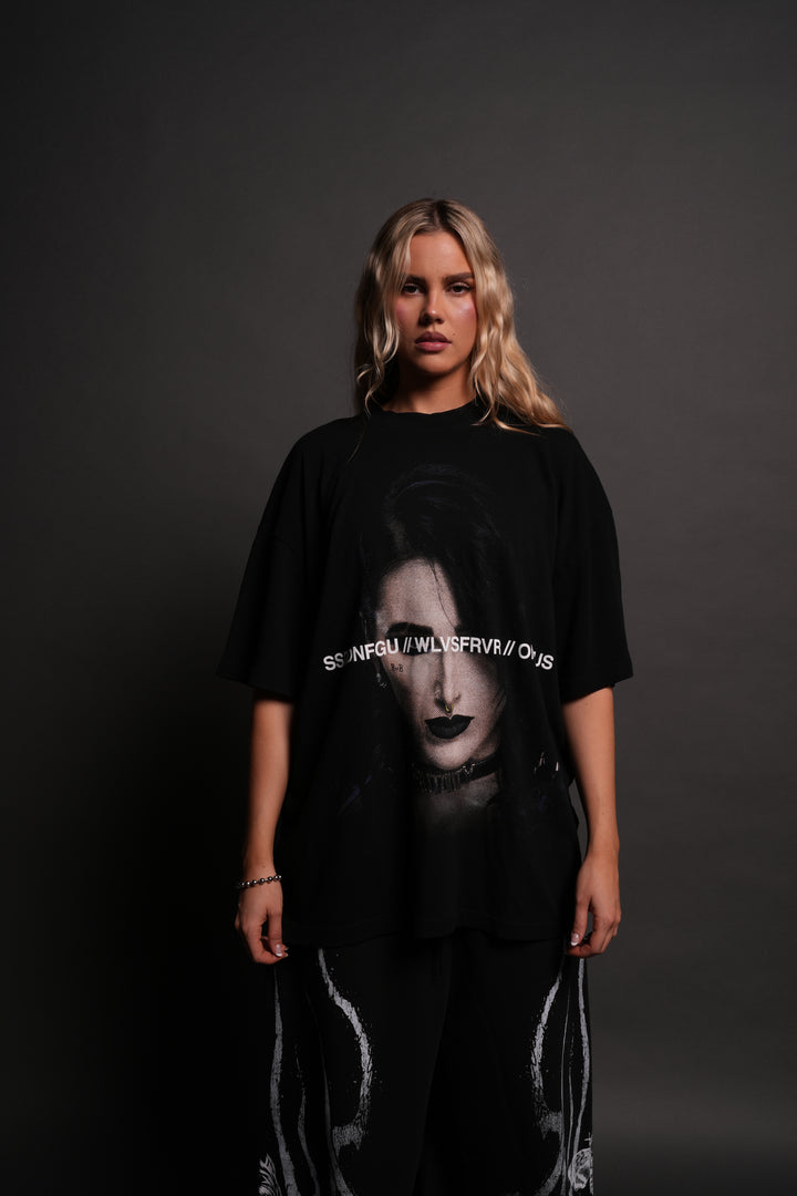 Ripley "Premium" Oversized Tee in Black