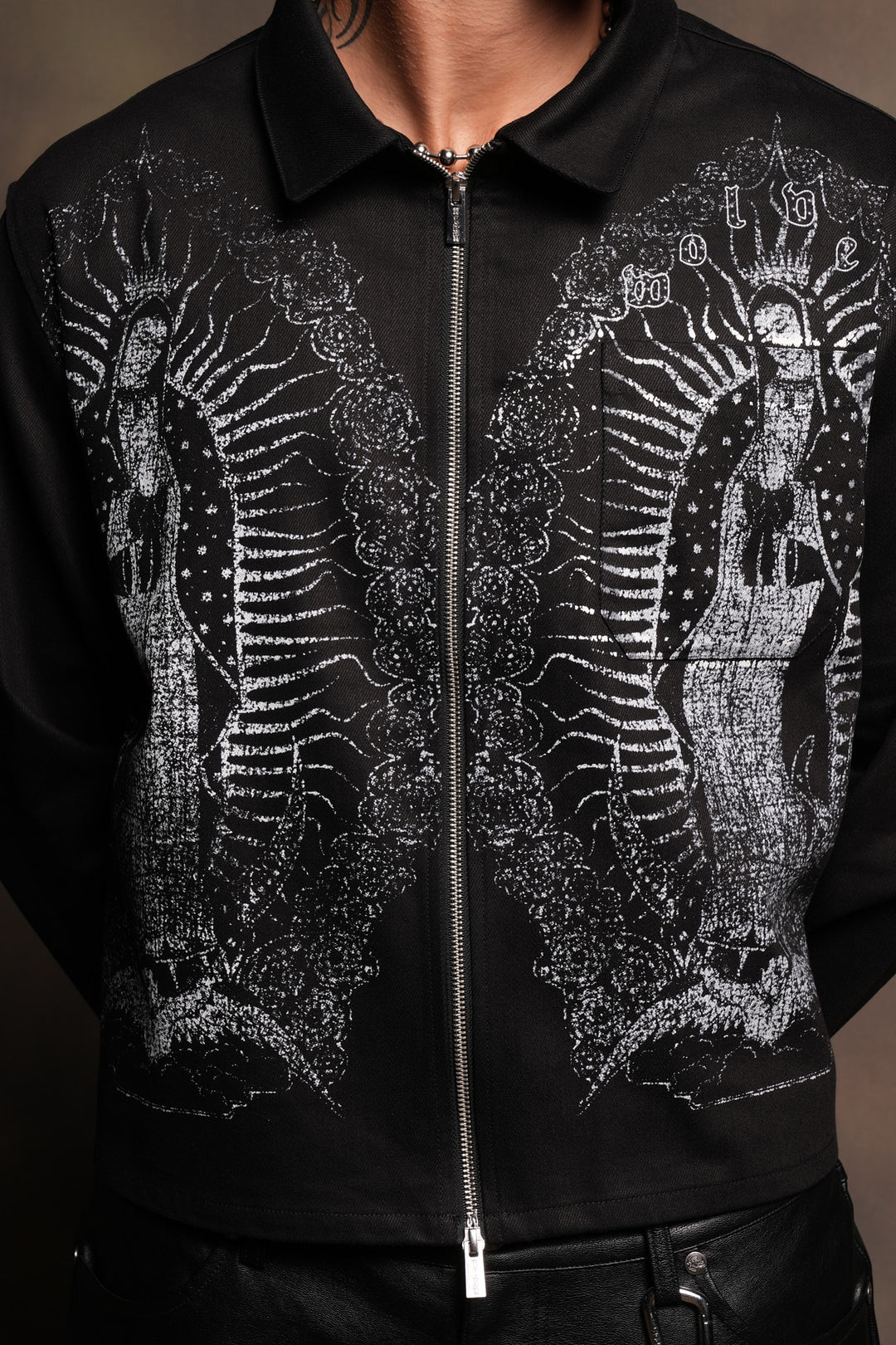 Nuestra Senora Ls Vince Shirt In Black