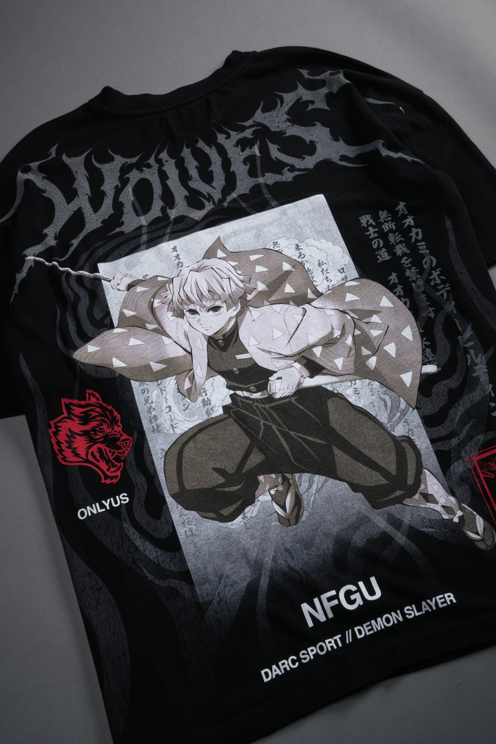 Zenitsu NFGU Premium Oversized Tee in Black