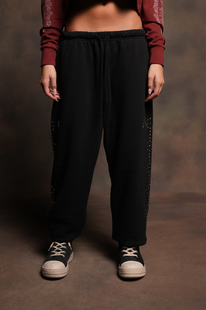 Stud Lobo Premium Lounger Sweatpants In Black