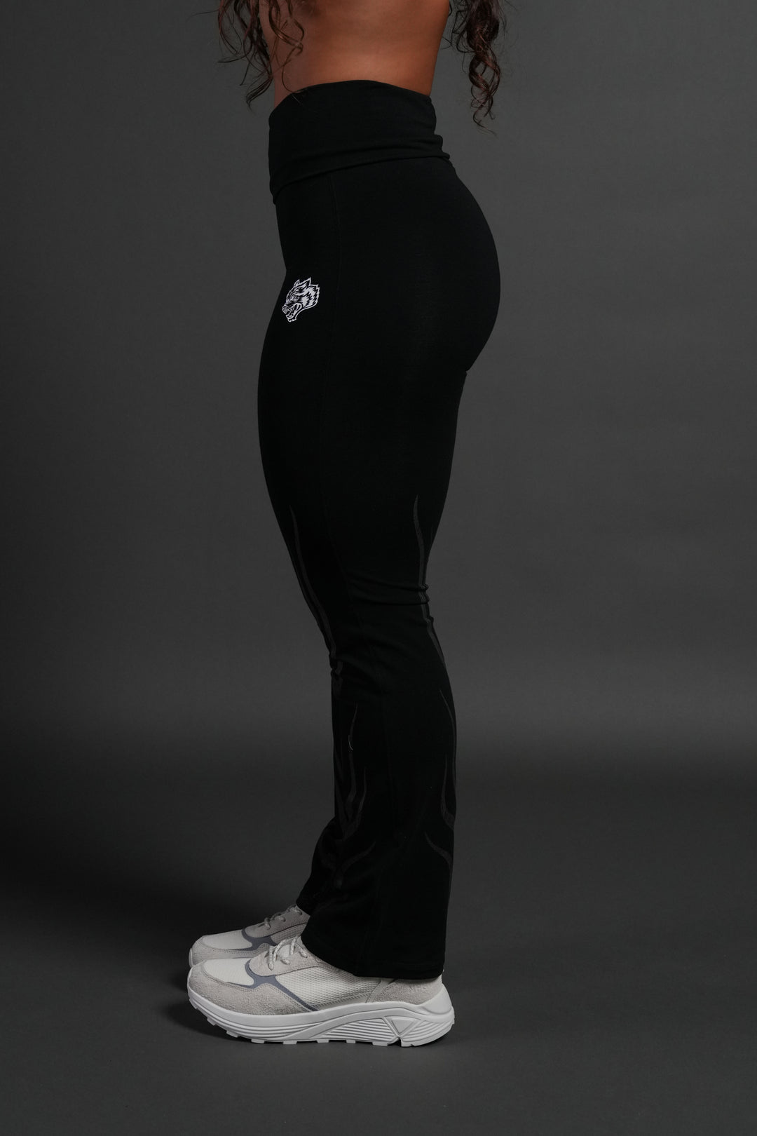 Hellfire Romy Foldover Pants in Black