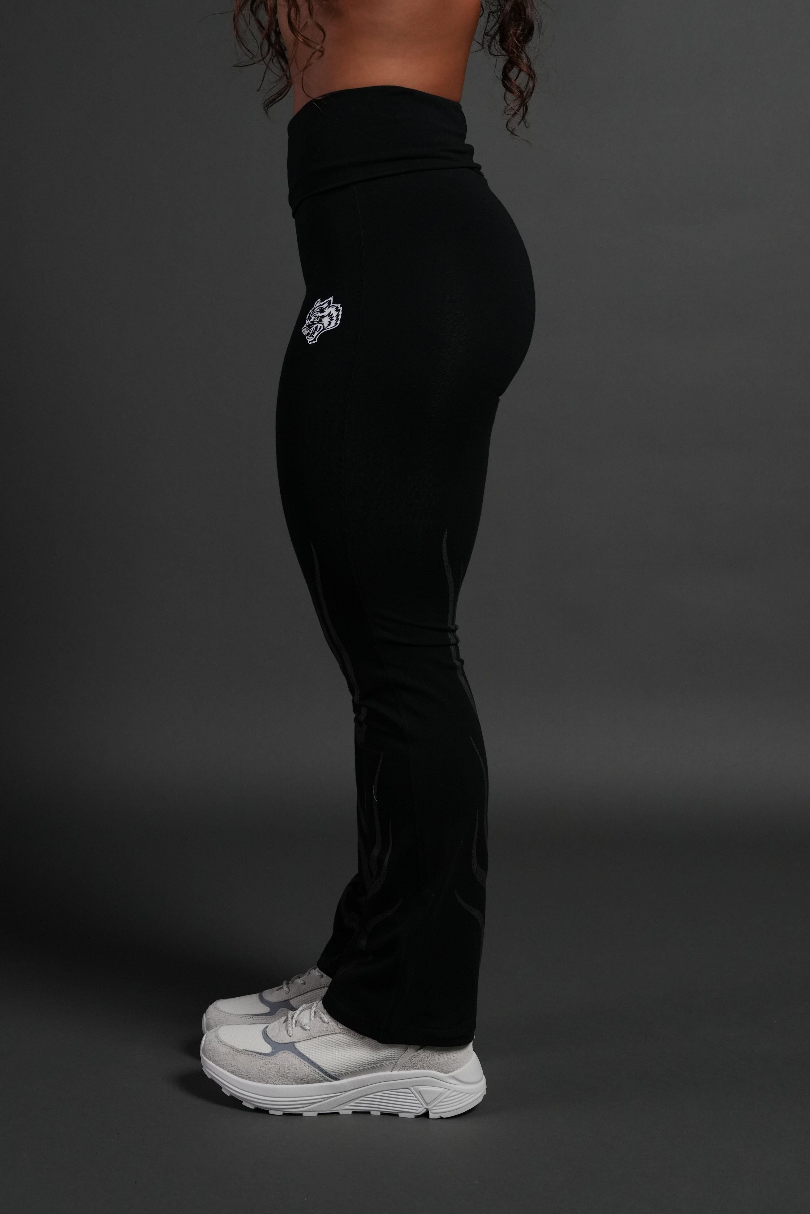 Hellfire Romy Foldover Pants in Black