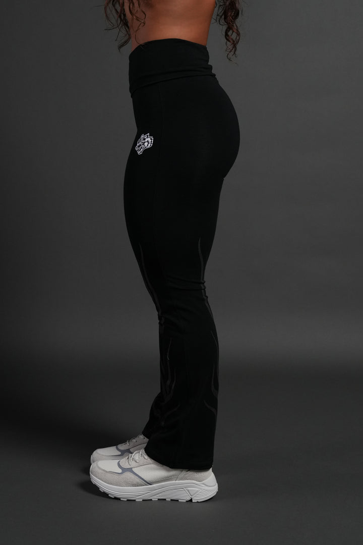 Hellfire Romy Foldover Pants in Black