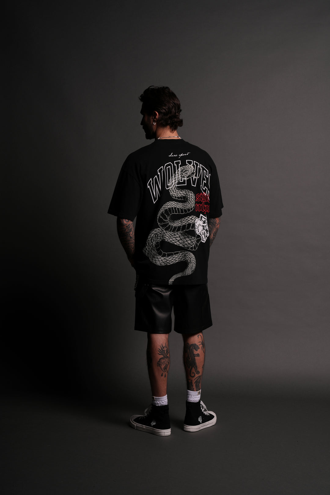 New Beginnings "Premium" Oversized Tee in Black