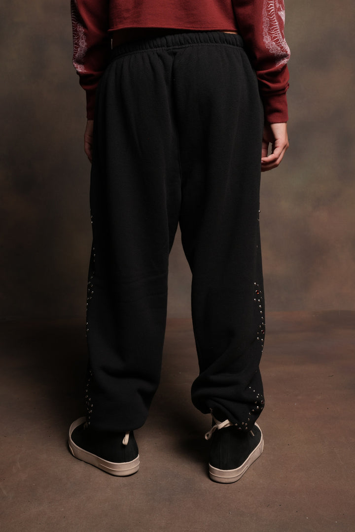 Stud Lobo Premium Lounger Sweatpants In Black