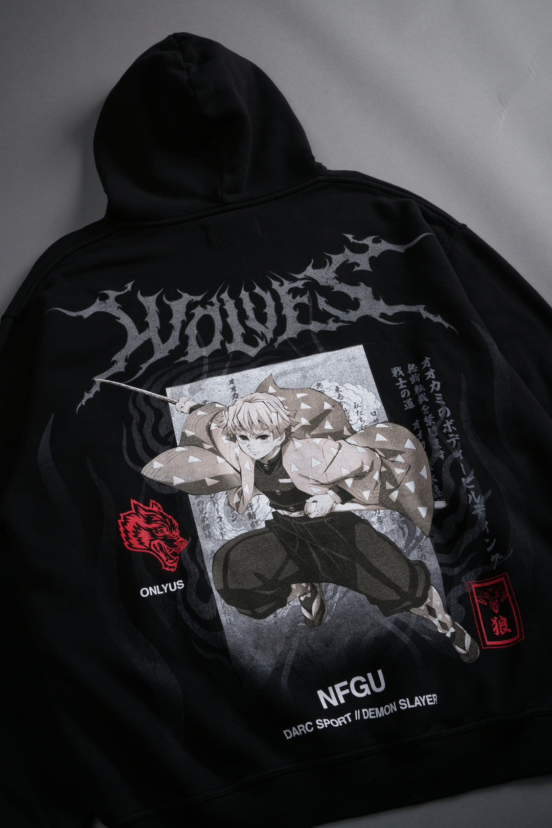 Zenitsu NFGU "Pierce" Hoodie in Black